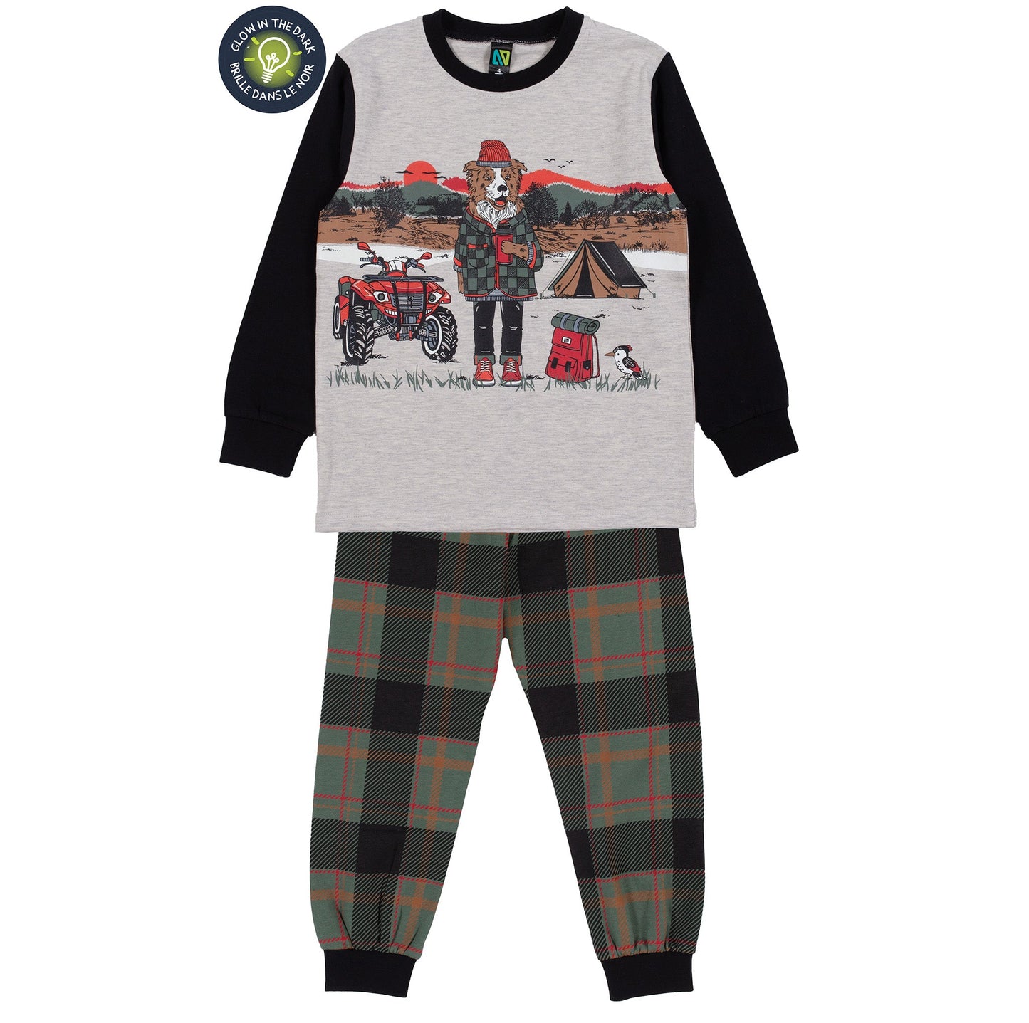 Baby Boy Beige Pajamas