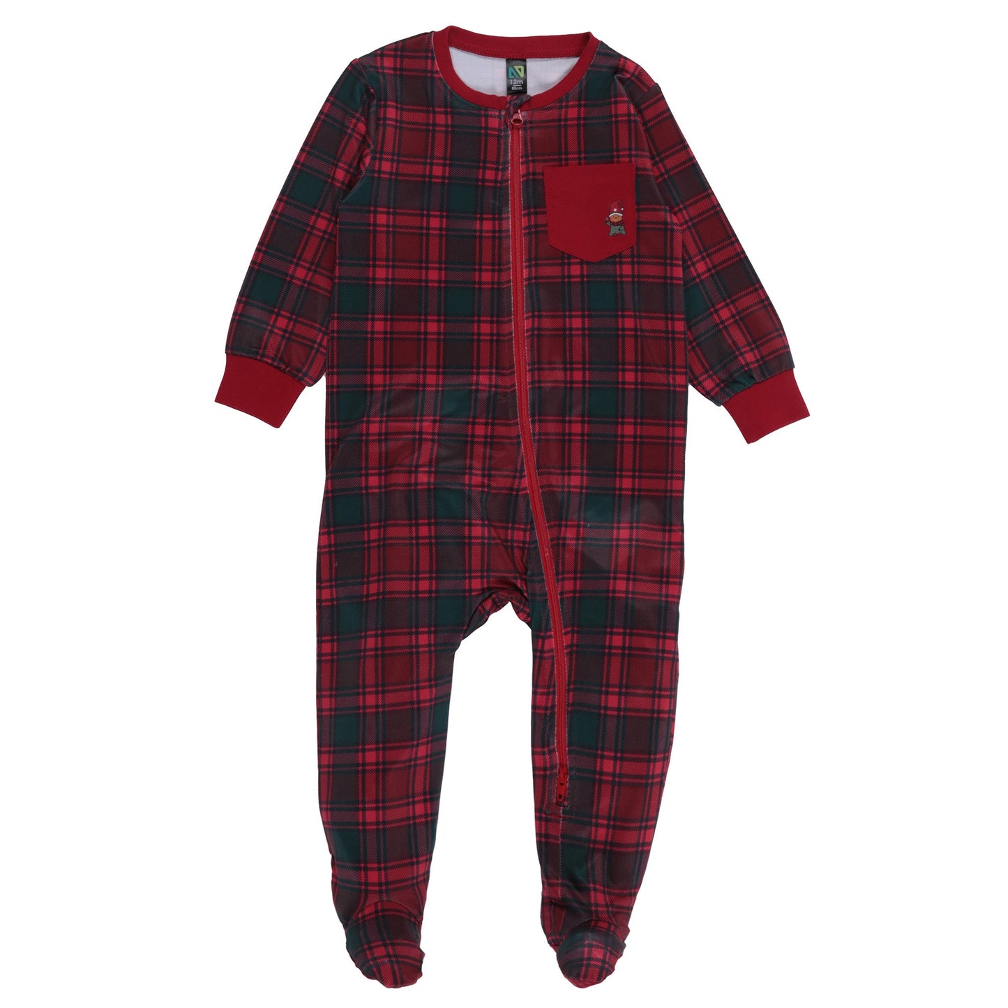 Collection des fêtes - Pyjama une-pièce Garçons Rouge