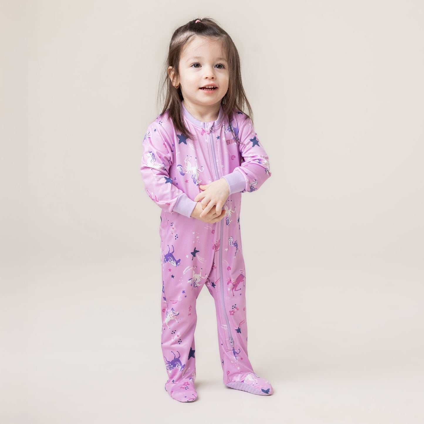 Pyjama une-pièce Bébé Fille Lilas