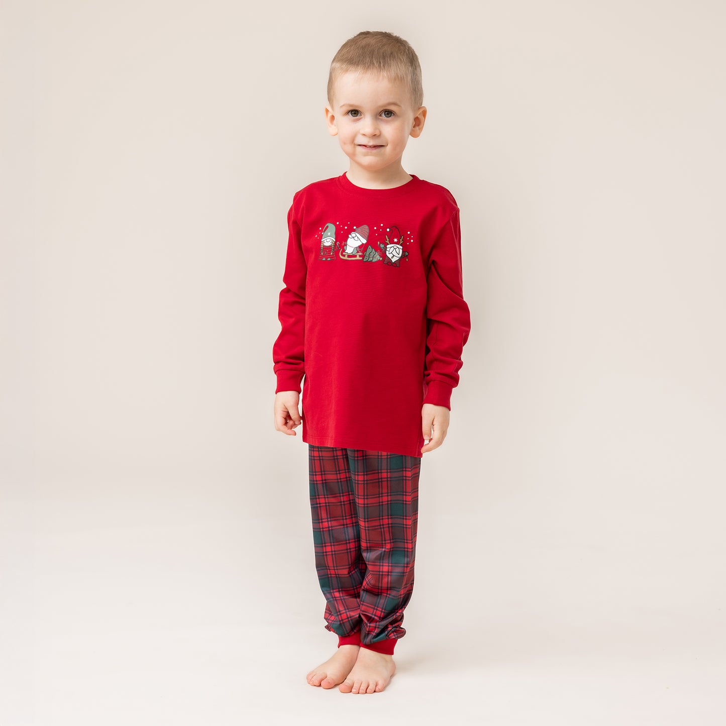 Collection des fêtes - Pyjama bébé Garçons Rouge