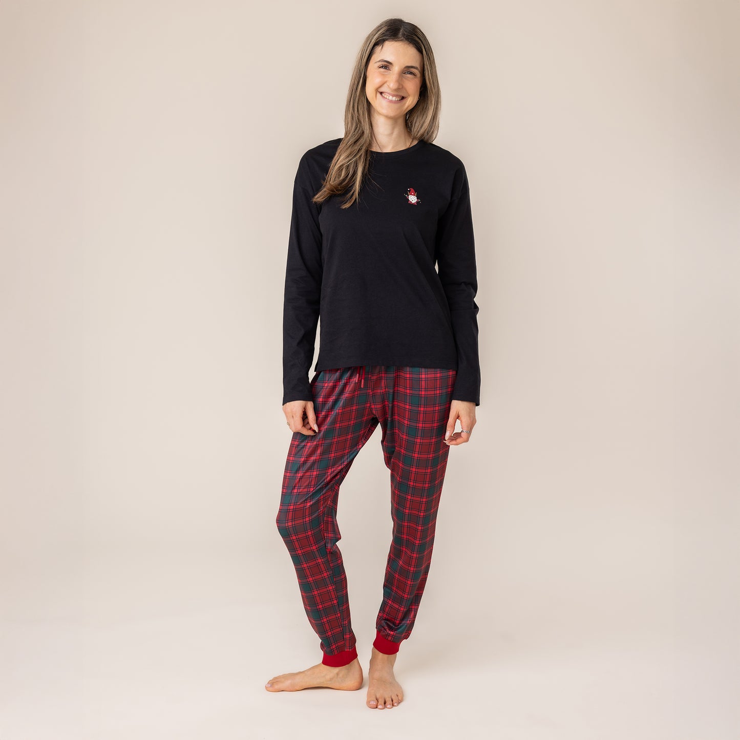 Collection des fêtes - Pyjama pour Femme Noir