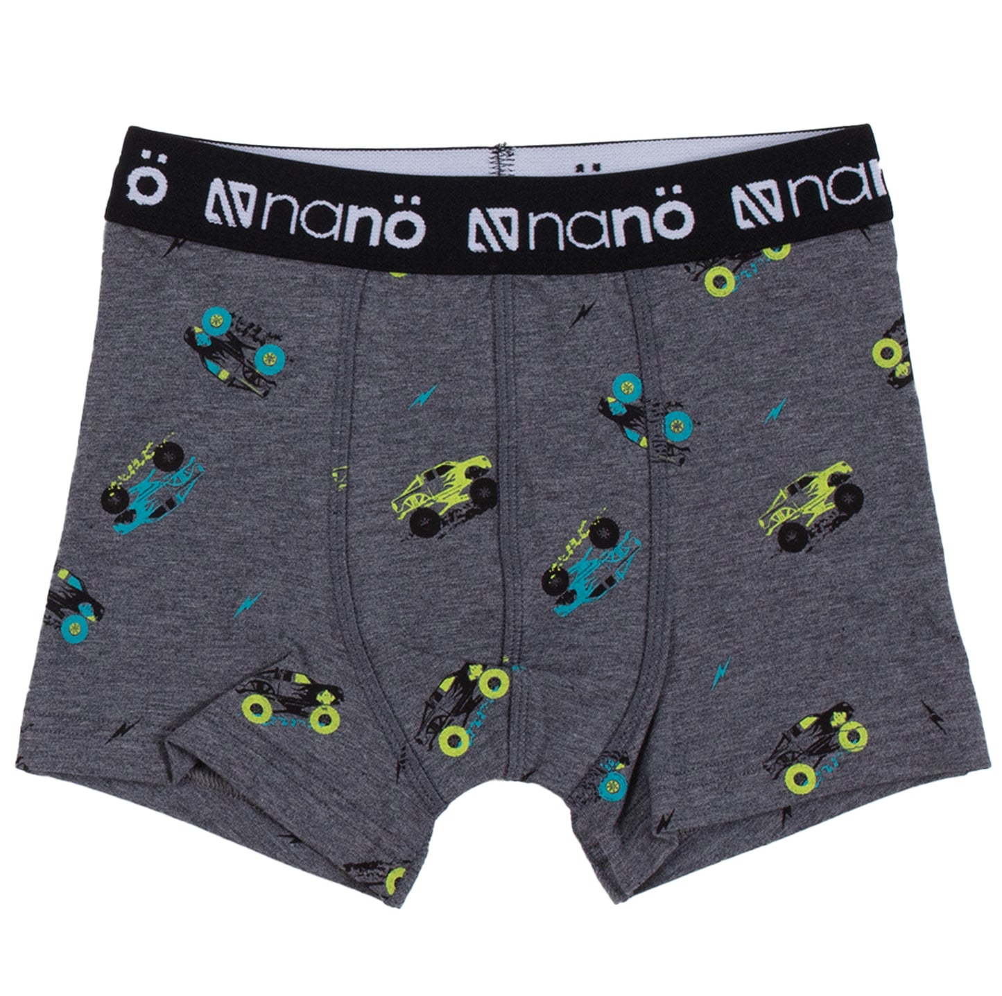 Boxers, paquet de 2 Garçons gris foncé chiné