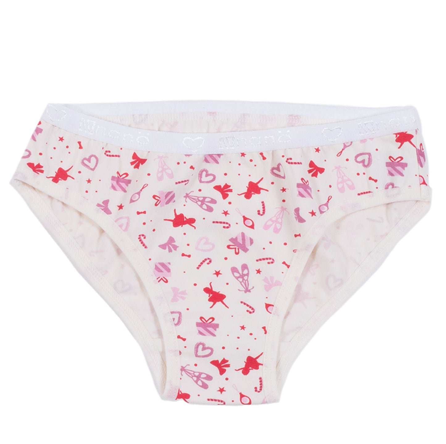 Culottes, paquet de 3 Filles Rose