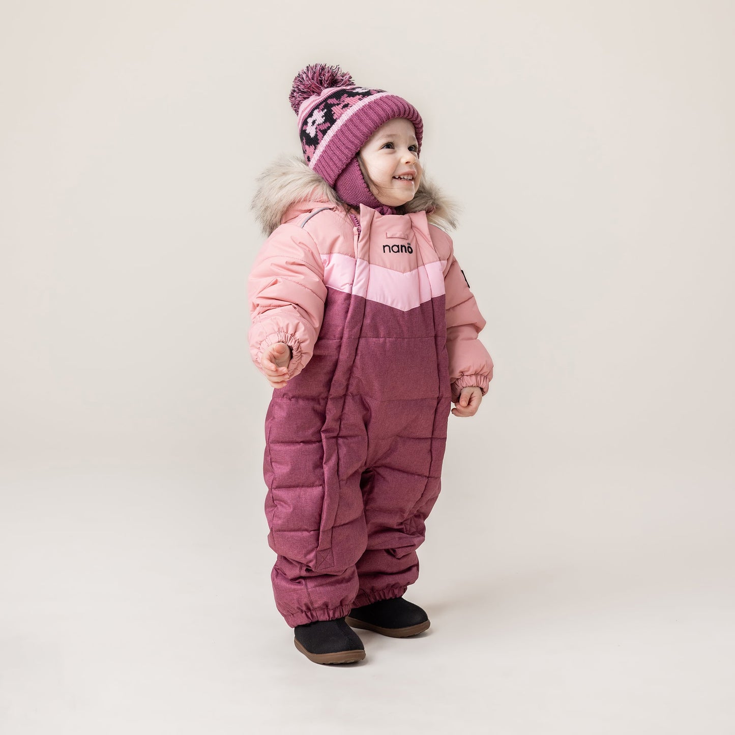 Tuque en tricot Roxanne bébé Bébé Fille Rose