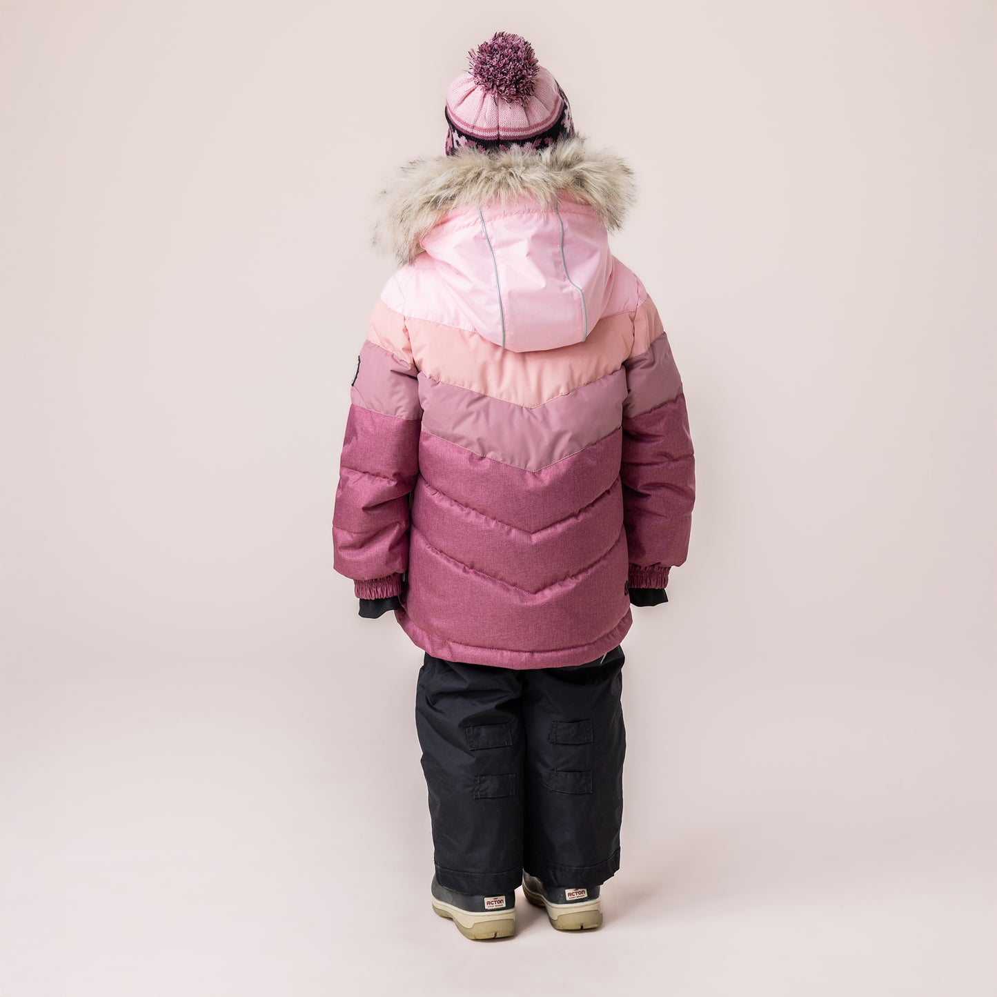 Roxanne Girls' Pink Knit Hat