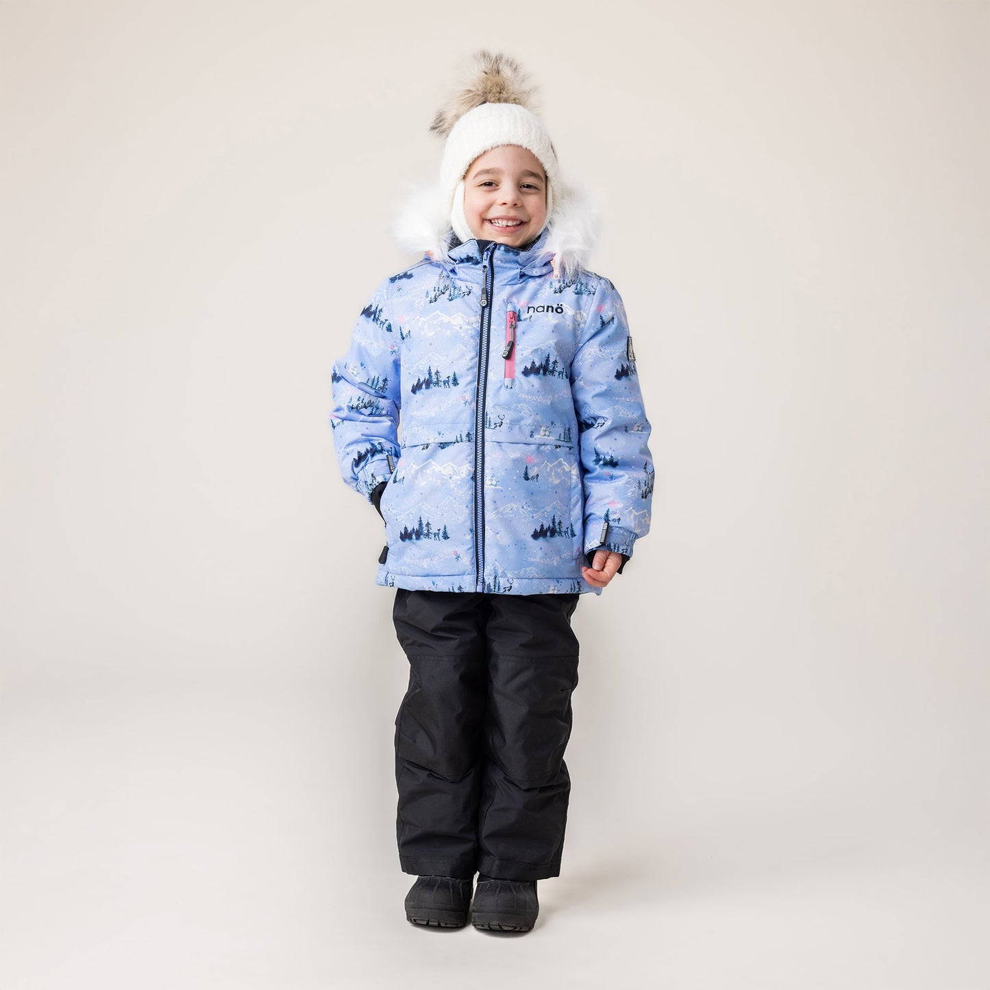 Elsa Girls Ivory Knit Hat