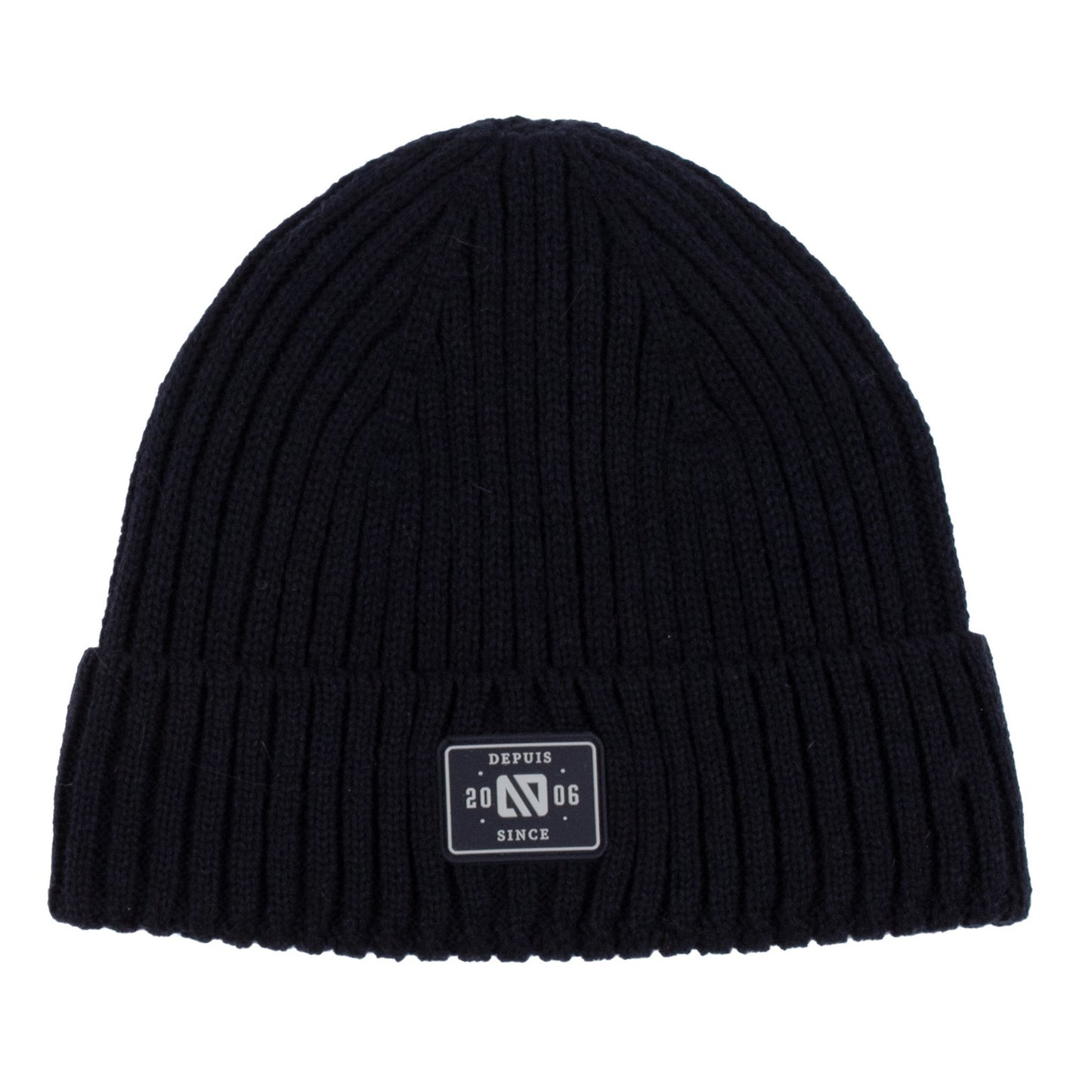 Nathan Boys' Black Knit Beanie