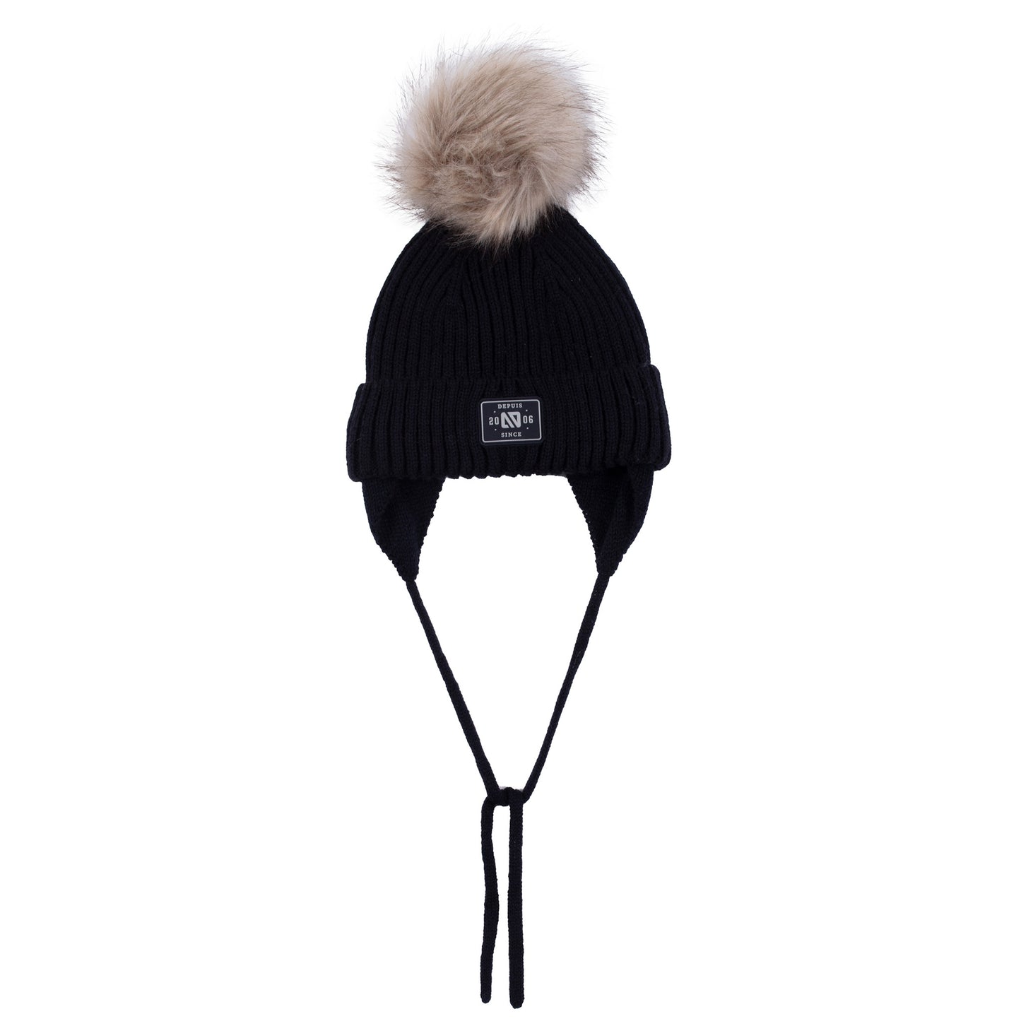 Calie Girls' Navy Knit Beanie