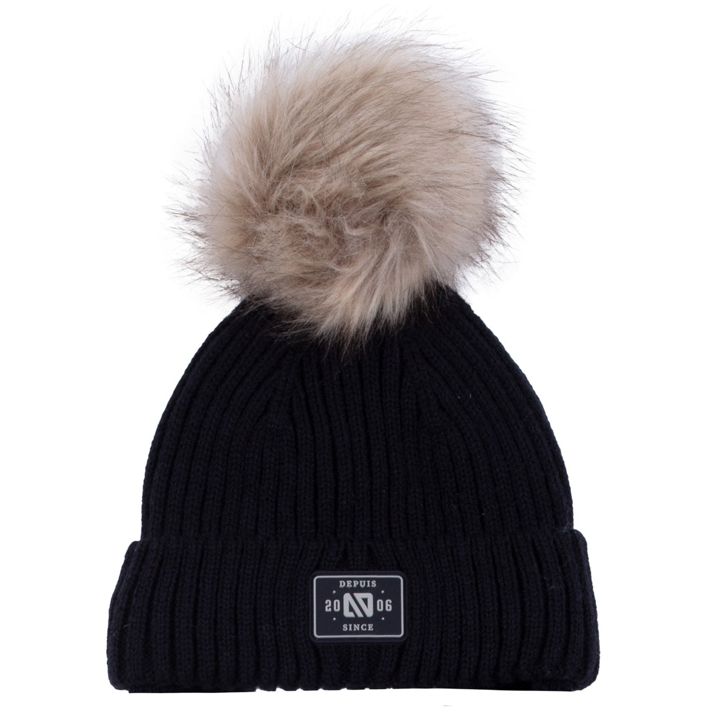 Calie Girls' Navy Knit Beanie