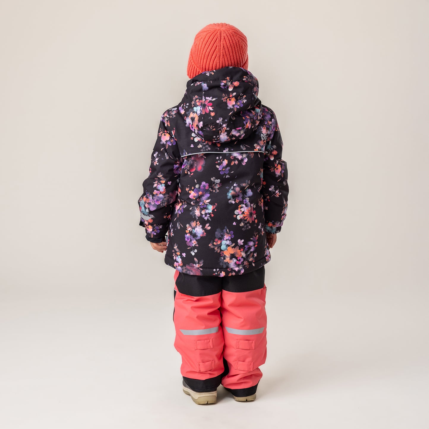Clara Girls Coral Knit Hat