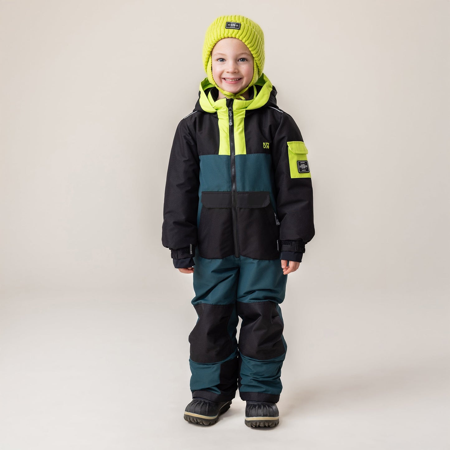Raphael Boys Lime Knit Beanie