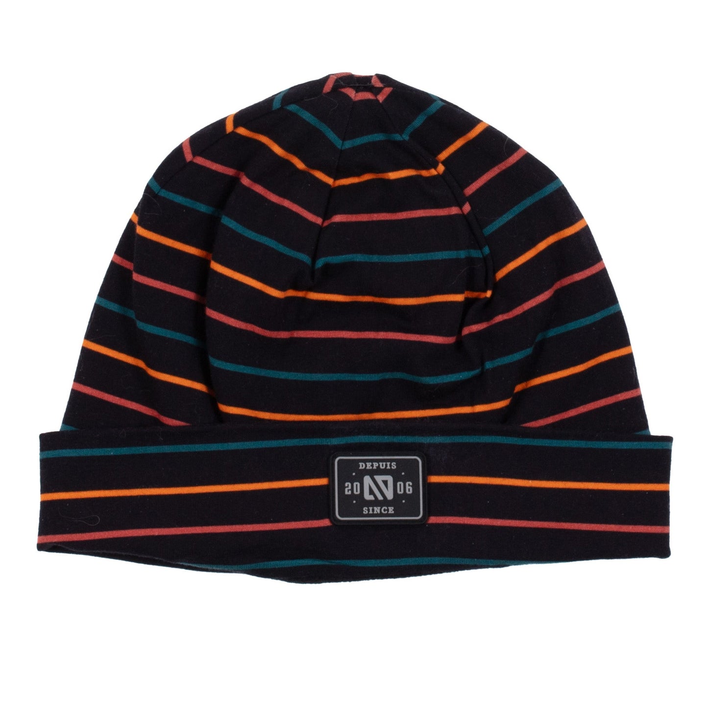 Boys' Microfleece Lined Jersey Beanie Black