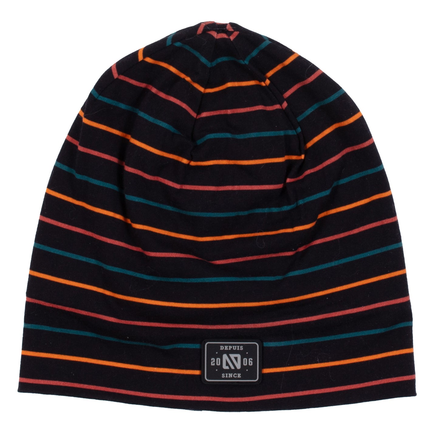 Boys' Microfleece Lined Jersey Beanie Black