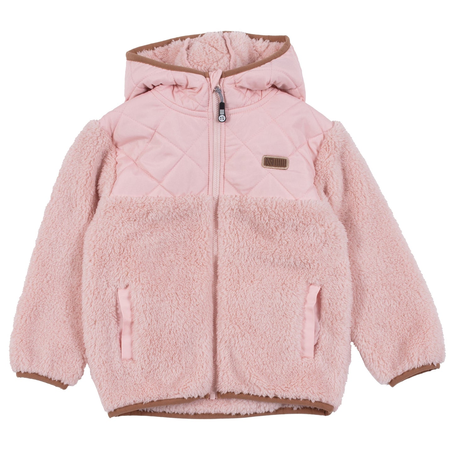 Girls' Pink Hooded Jacket