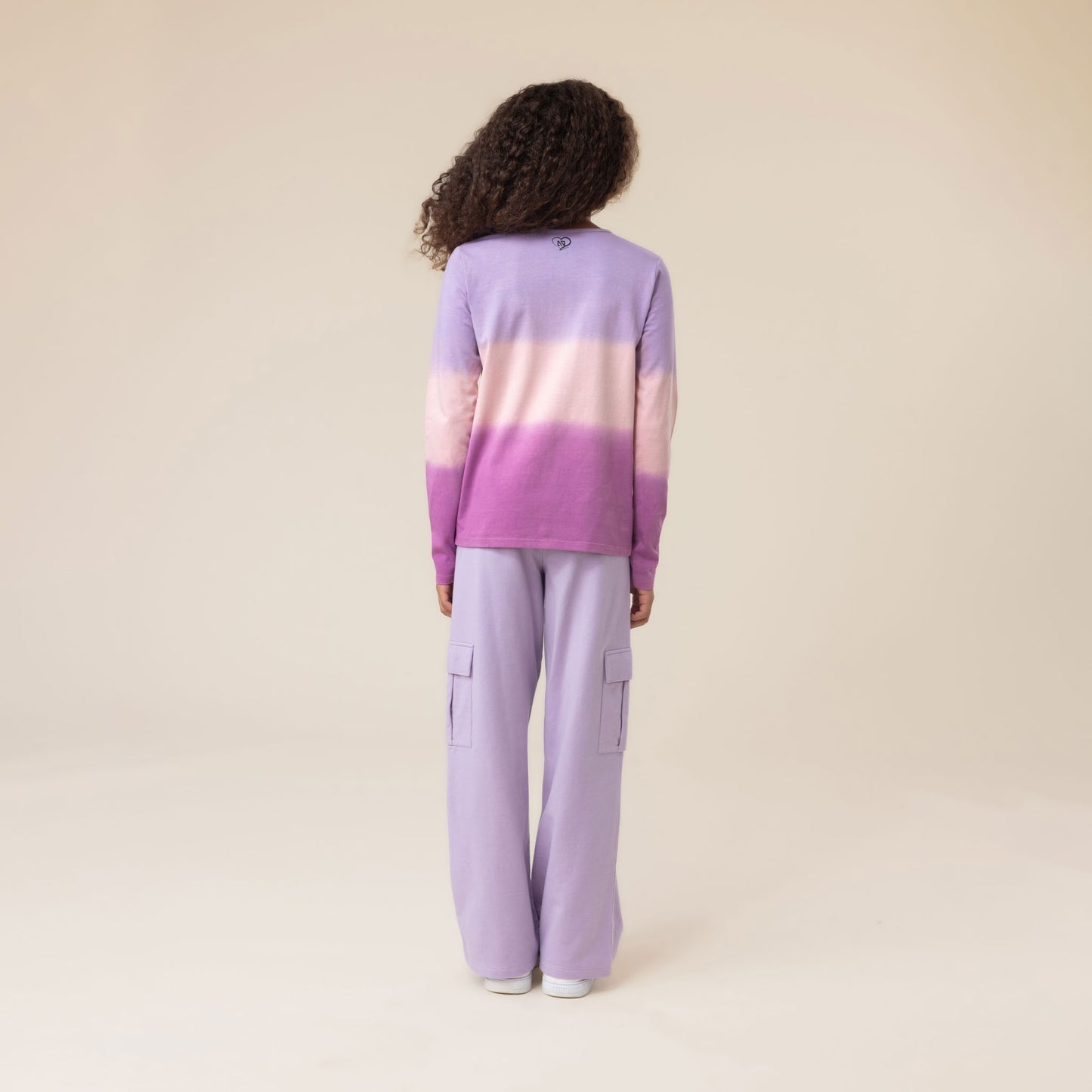 T-shirt à manches longues Filles Lilas