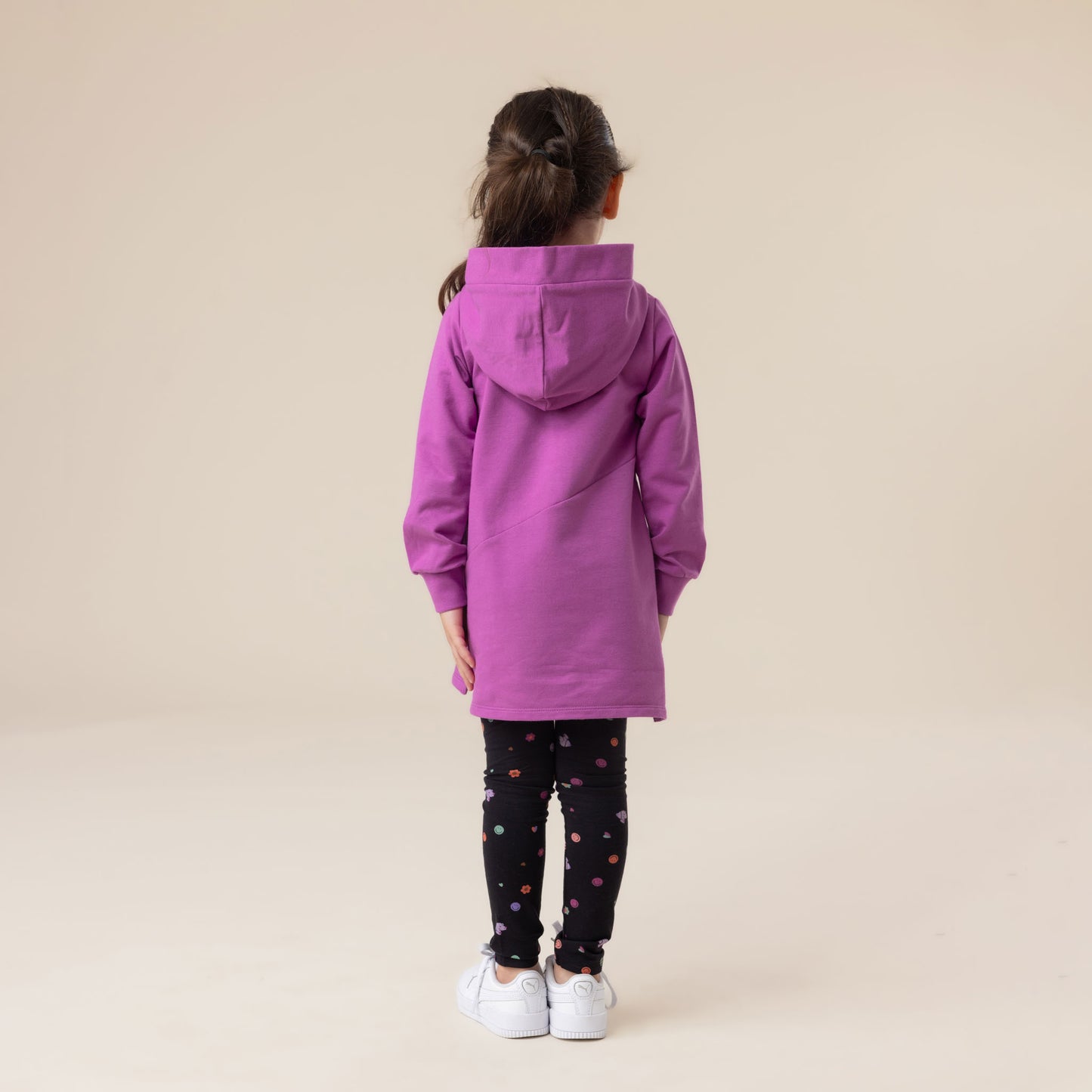 Tunique à capuchon Filles Mauve
