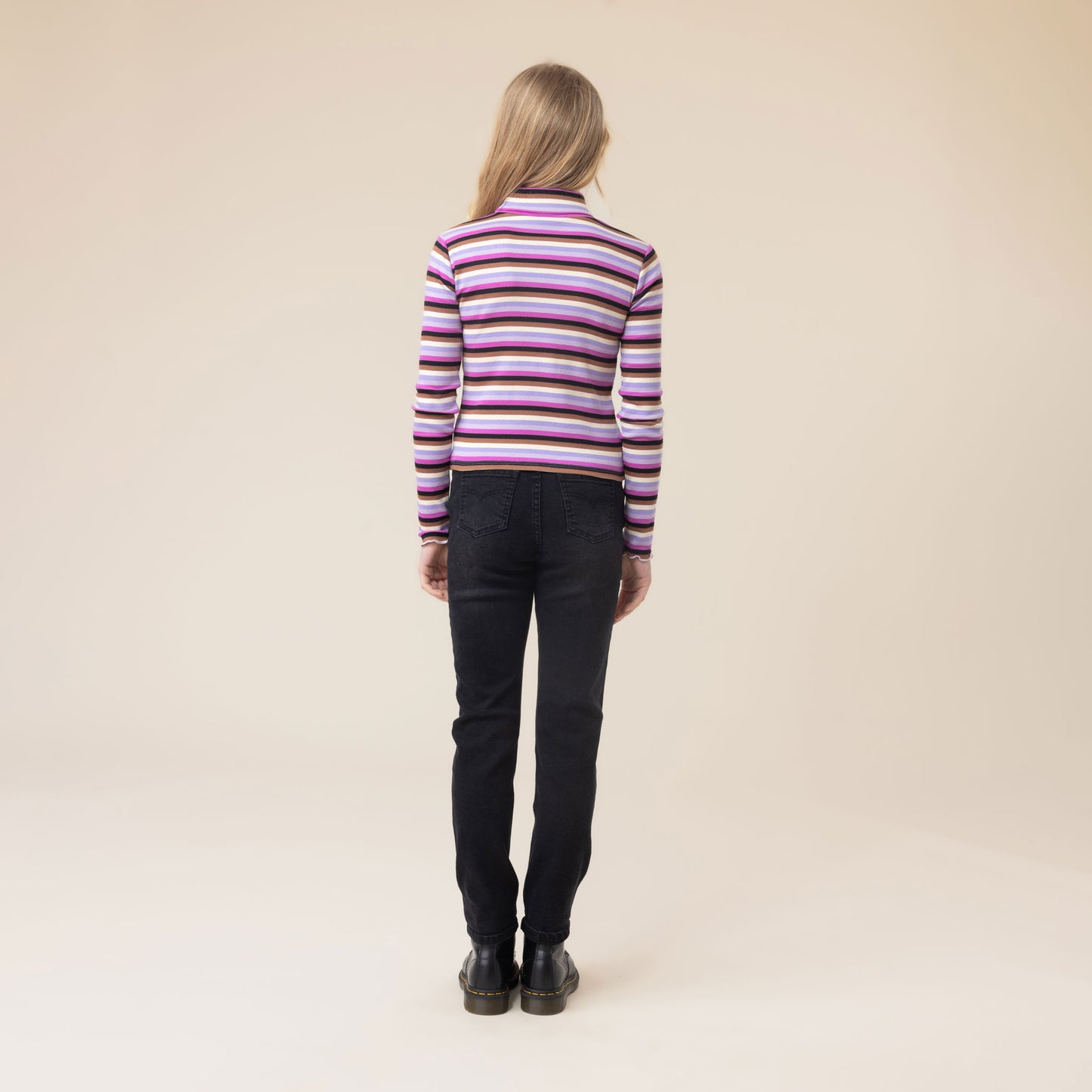 T-shirt à manches longues Filles Lilas