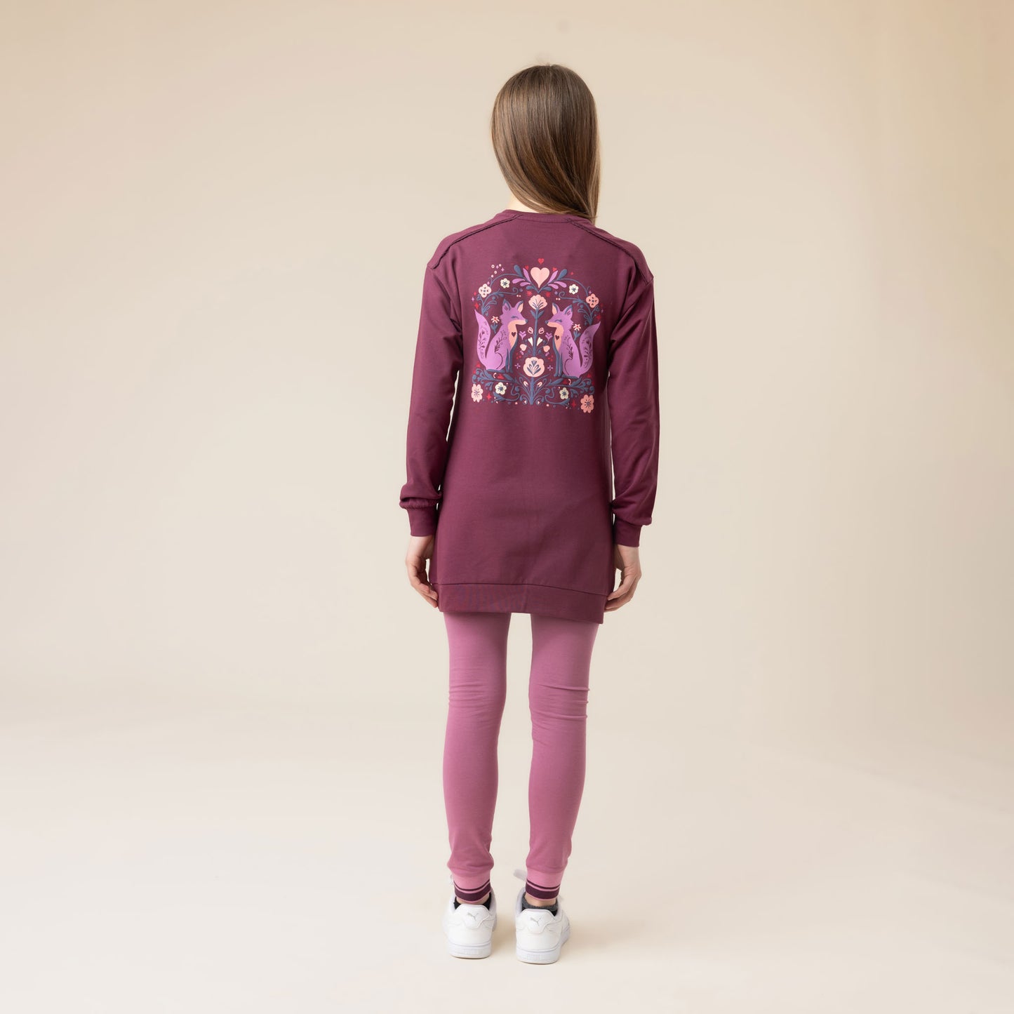 Legging Filles Mauve