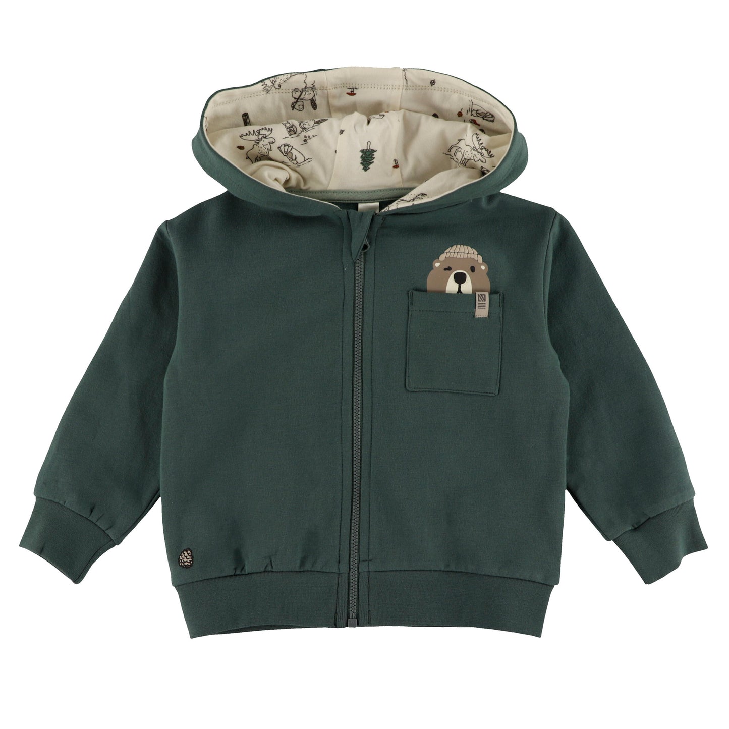 Veste à capuchon Bébé Garcon Vert