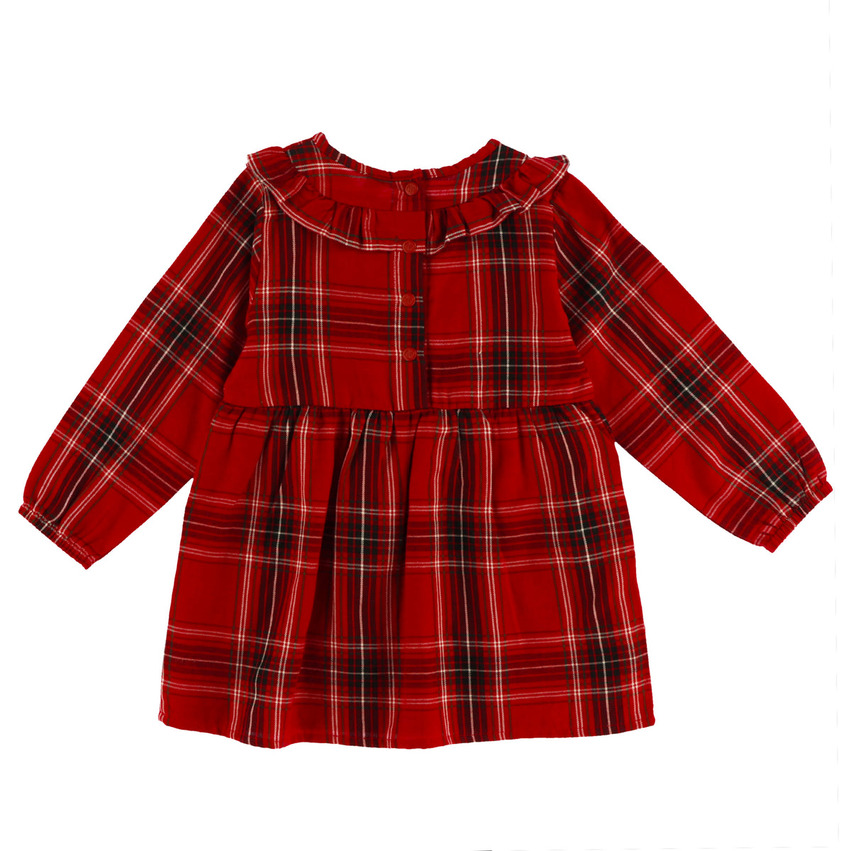 Robe à carreaux Bébé Fille Rouge