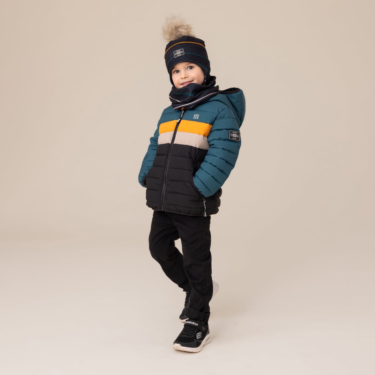 Manteau matelassé Garçons Forêt