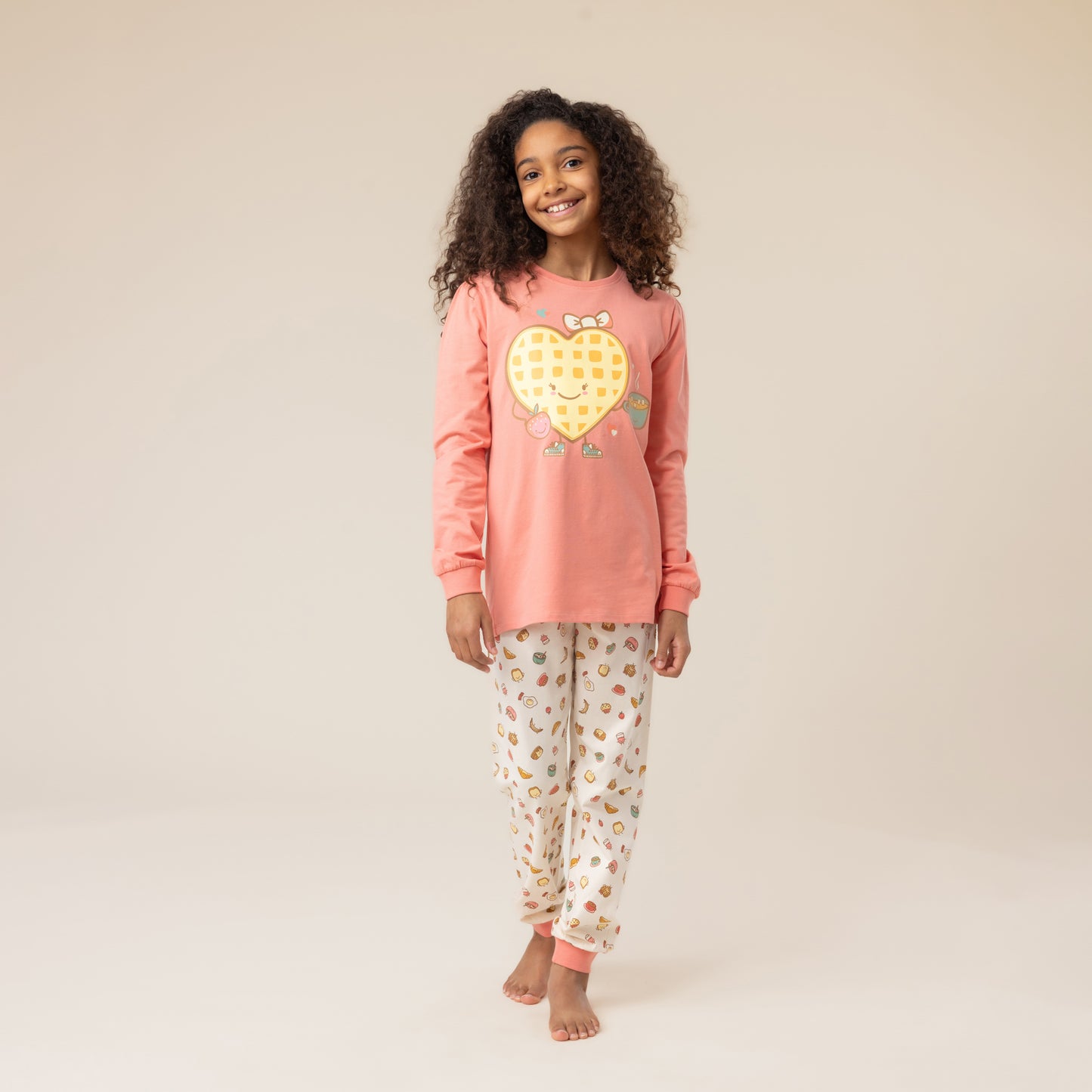 Pyjama Filles Corail