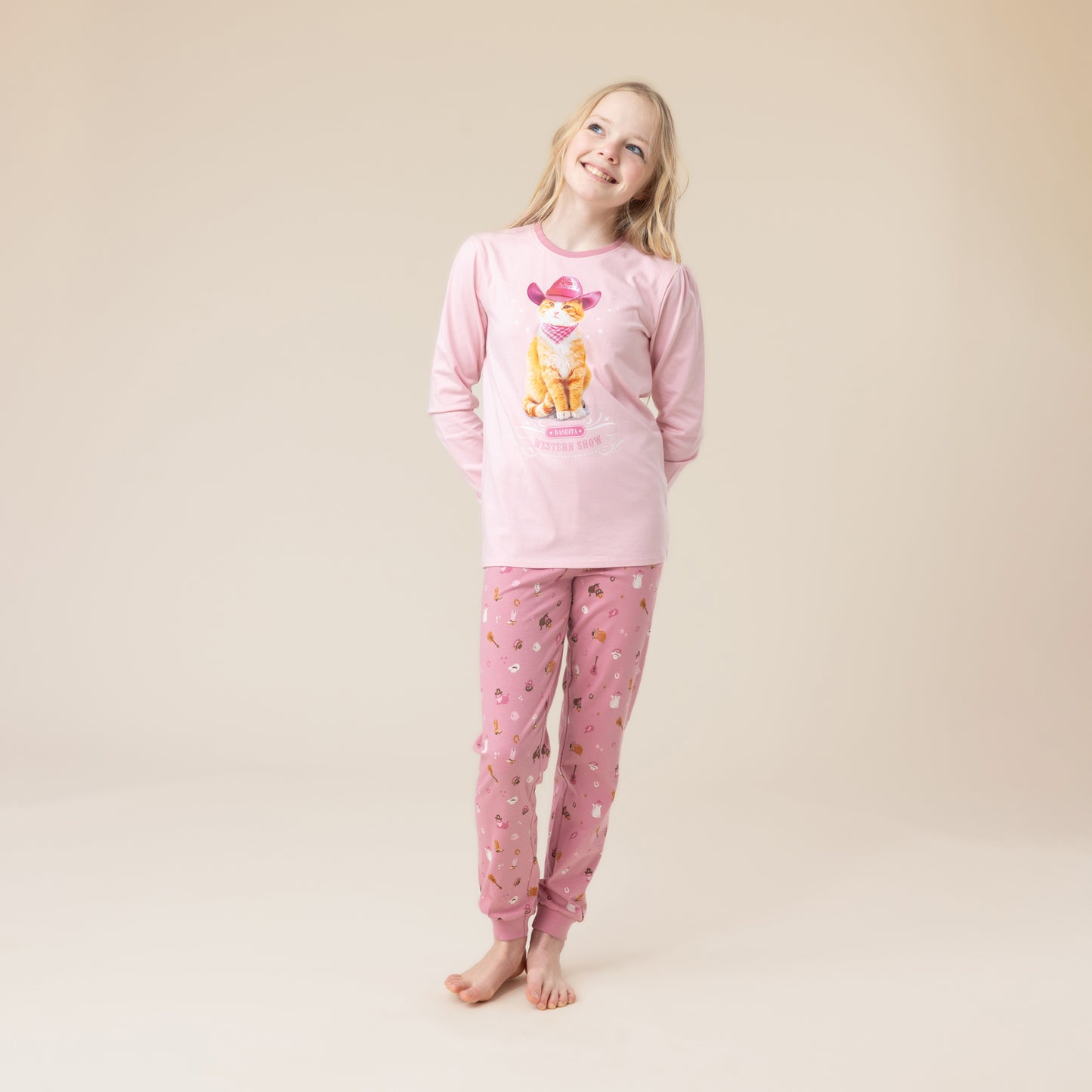 Pyjama Filles Rose_Pale