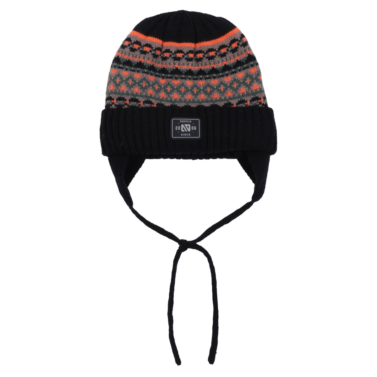 Tuque en tricot Milo Marine Bébé