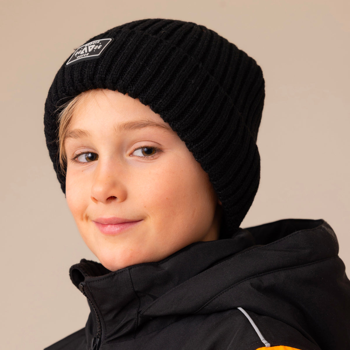 Tuque en tricot Simon Noir