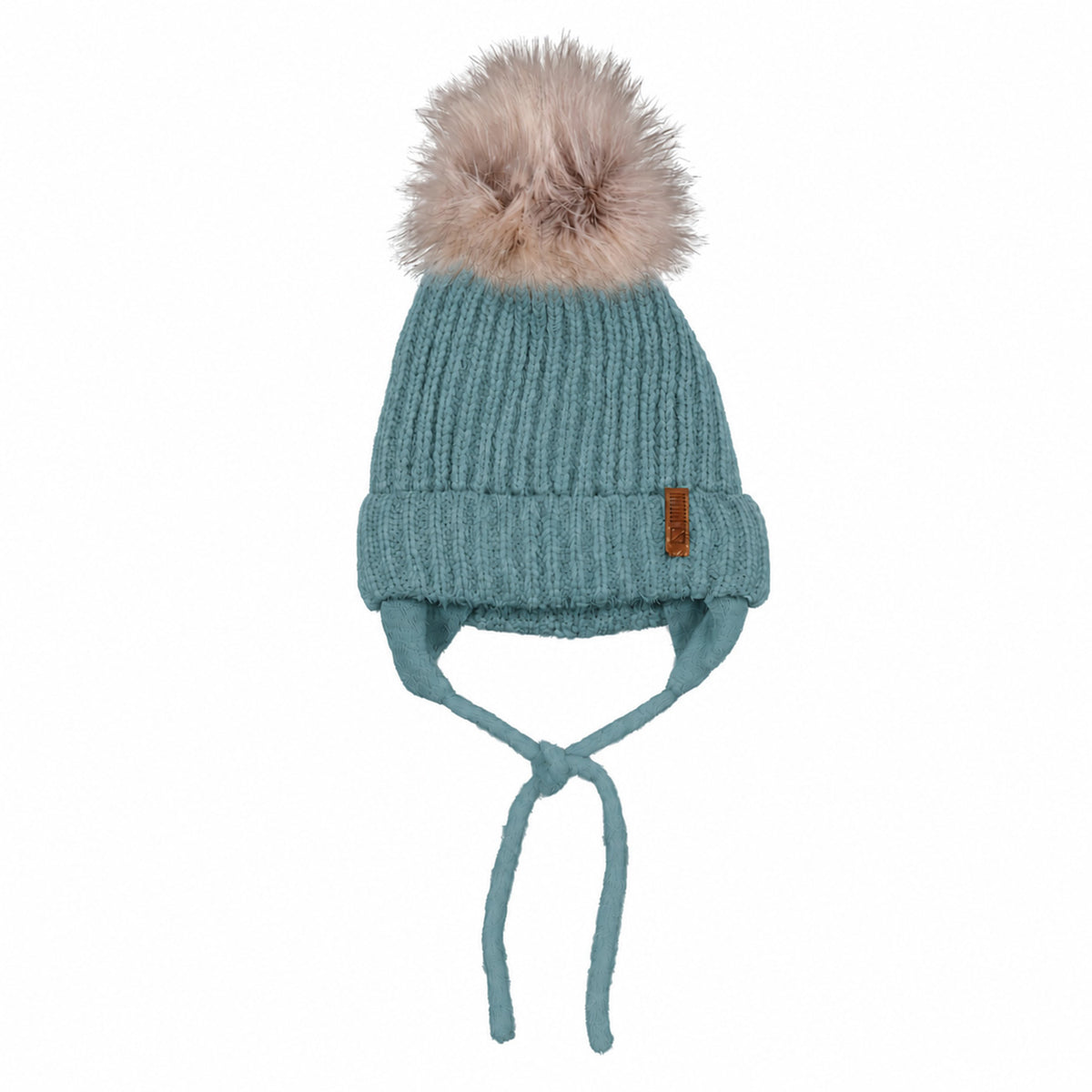 Tuque en tricot Romy Turquoise