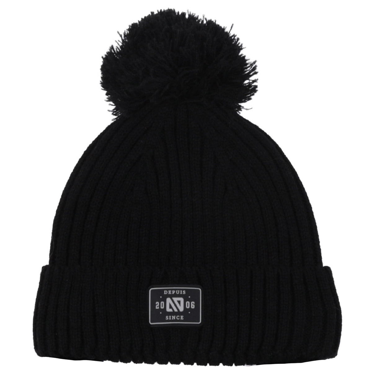 Tuque en tricot Brooklyn Filles Noir