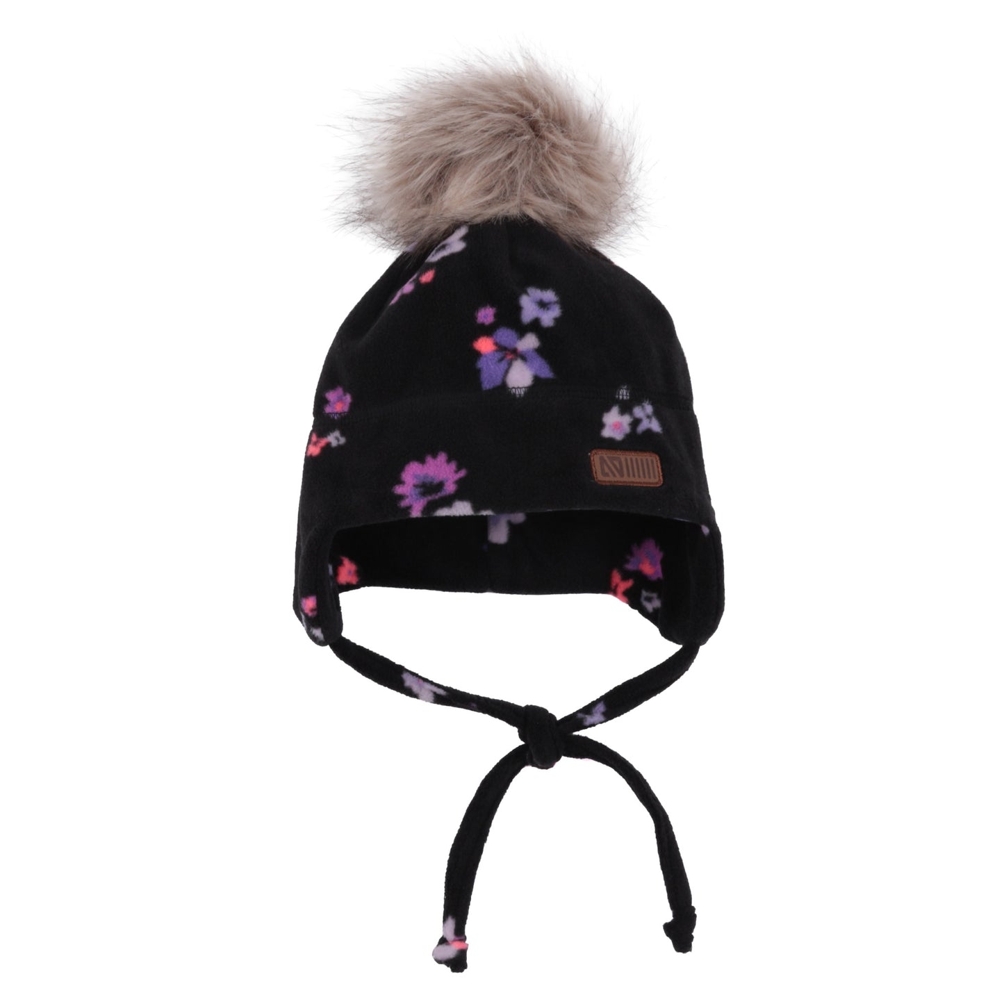 Tuque en micropolaire Fleurs Bébé