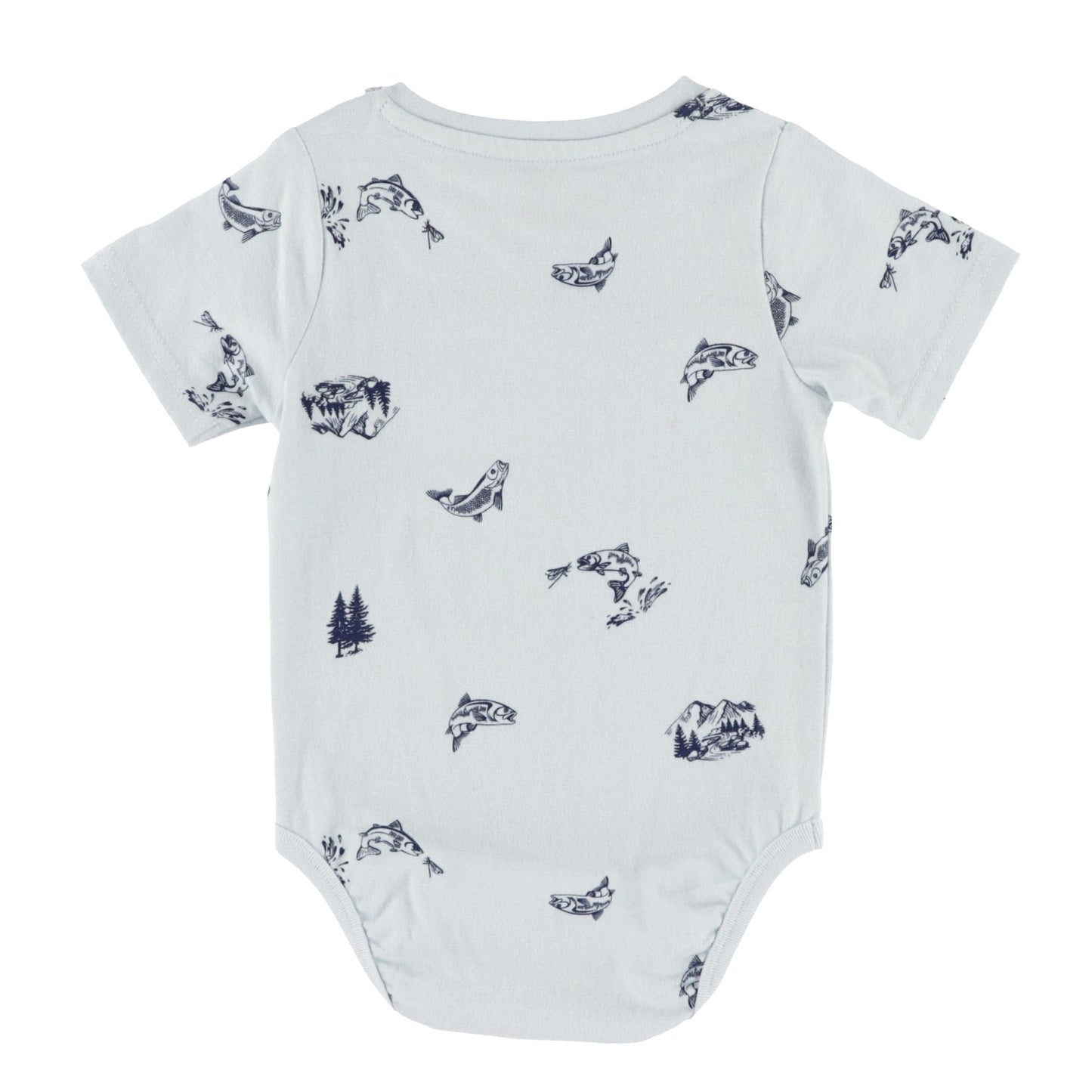 Baby Boy Onesie, Pale Blue