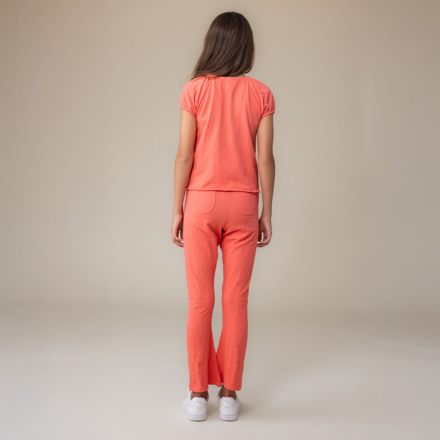 Coral Girls' Flared Trousers
