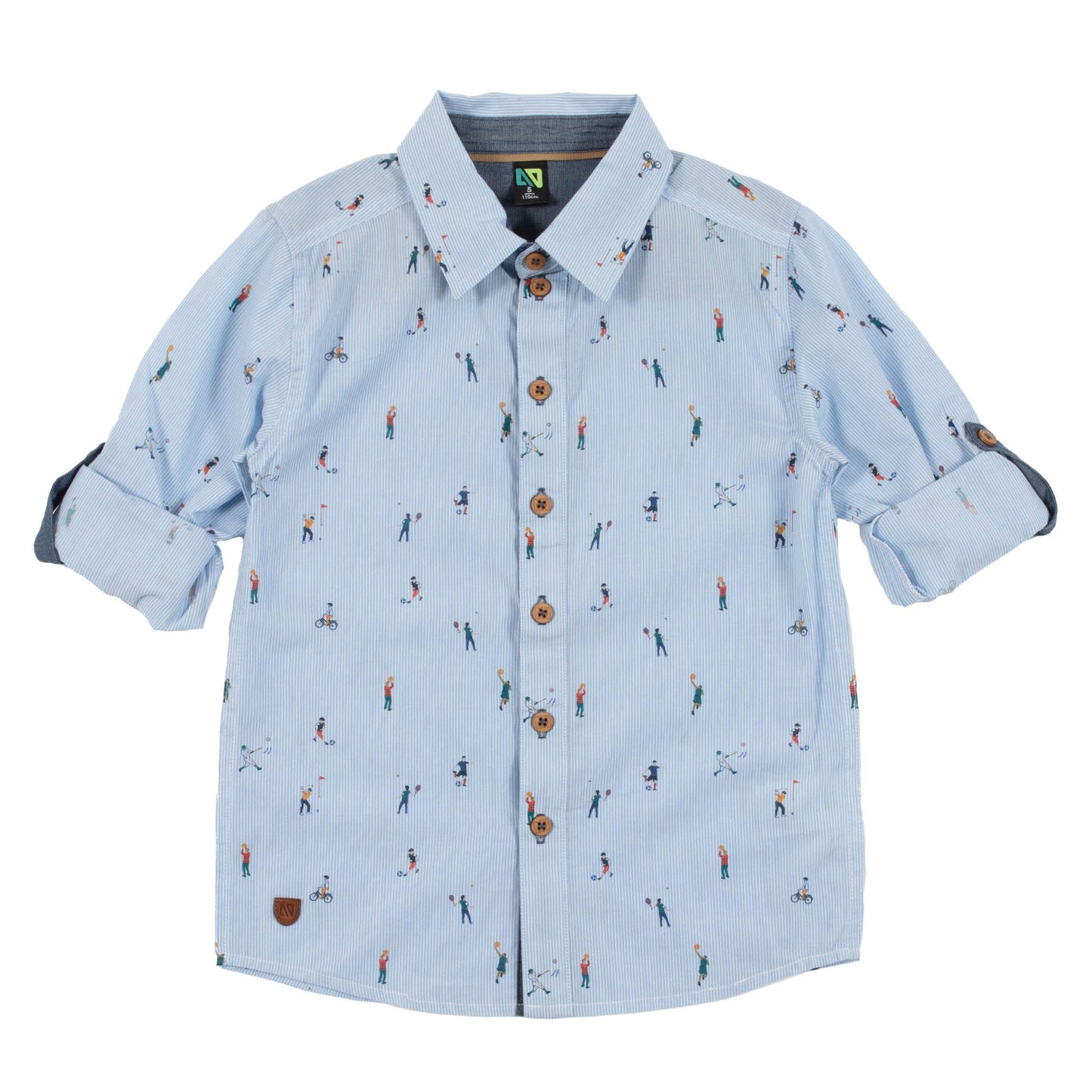 Chemise Garçons Bleu Pâle