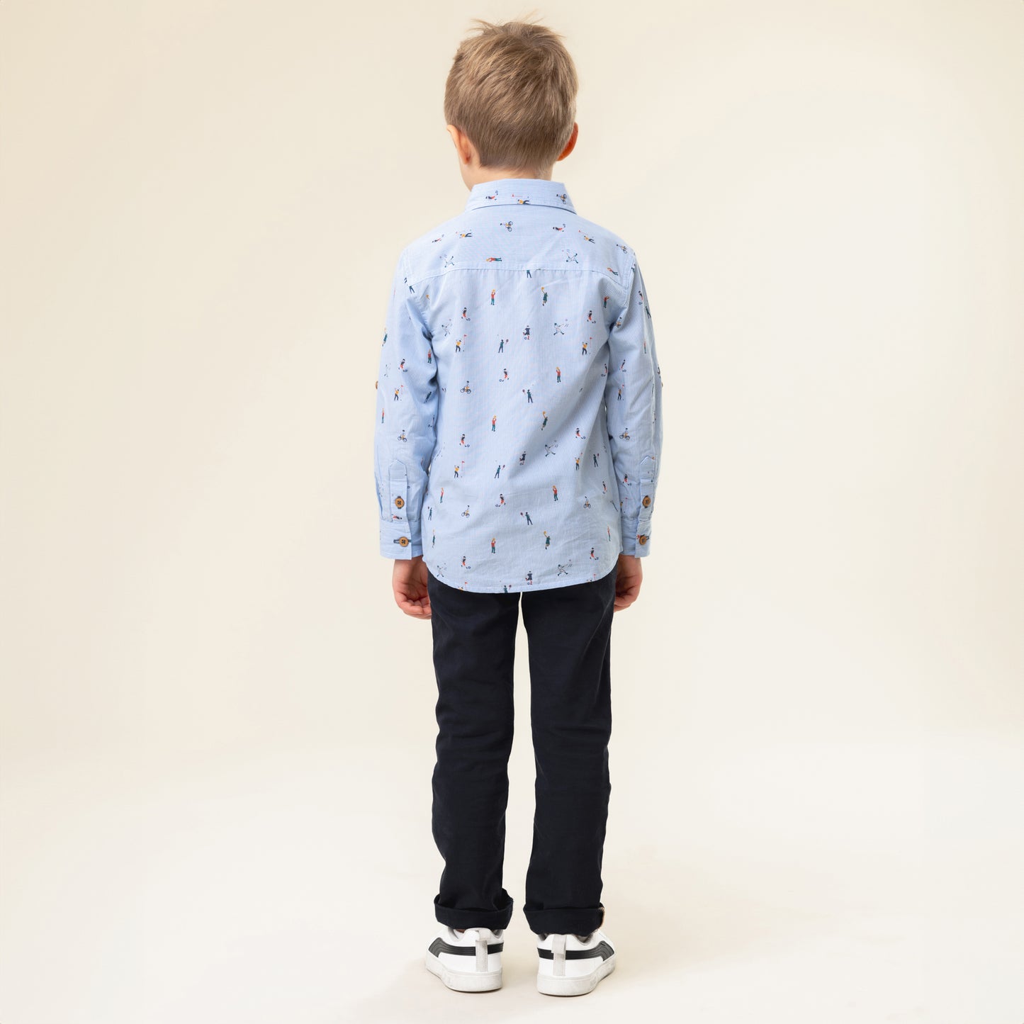 Chemise Garçons Bleu Pâle