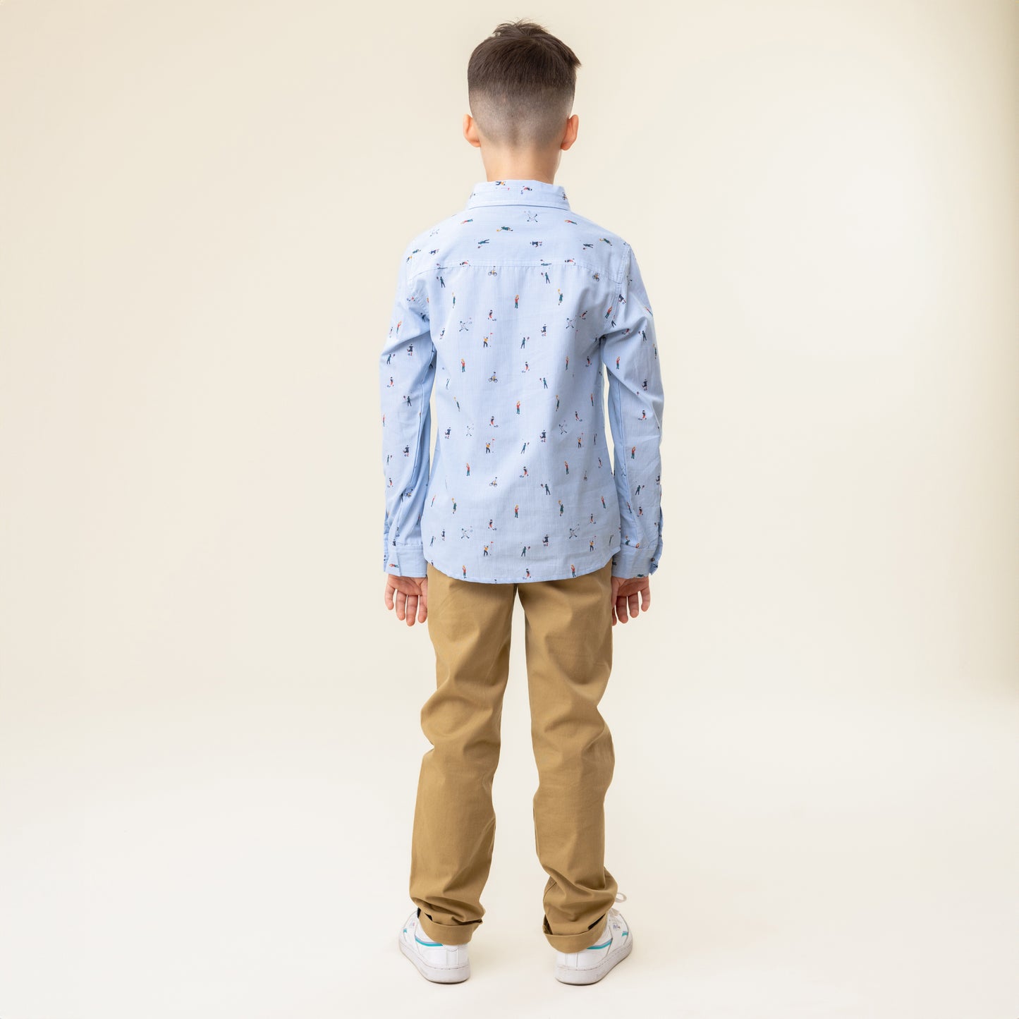 Chemise Garçons Bleu Pâle