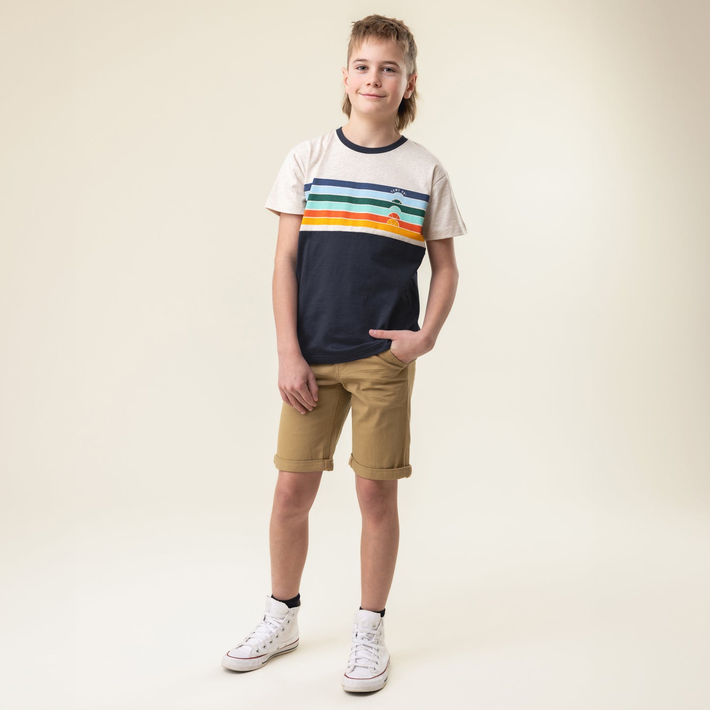 T-shirt Garçons Marine