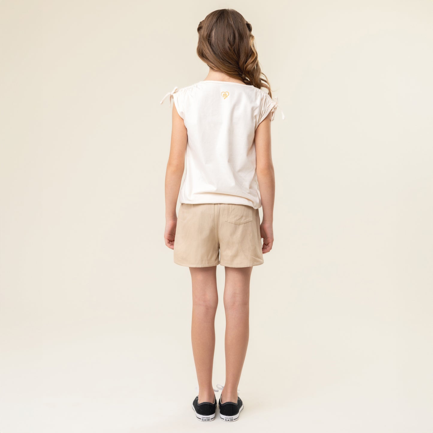 Short Filles Beige