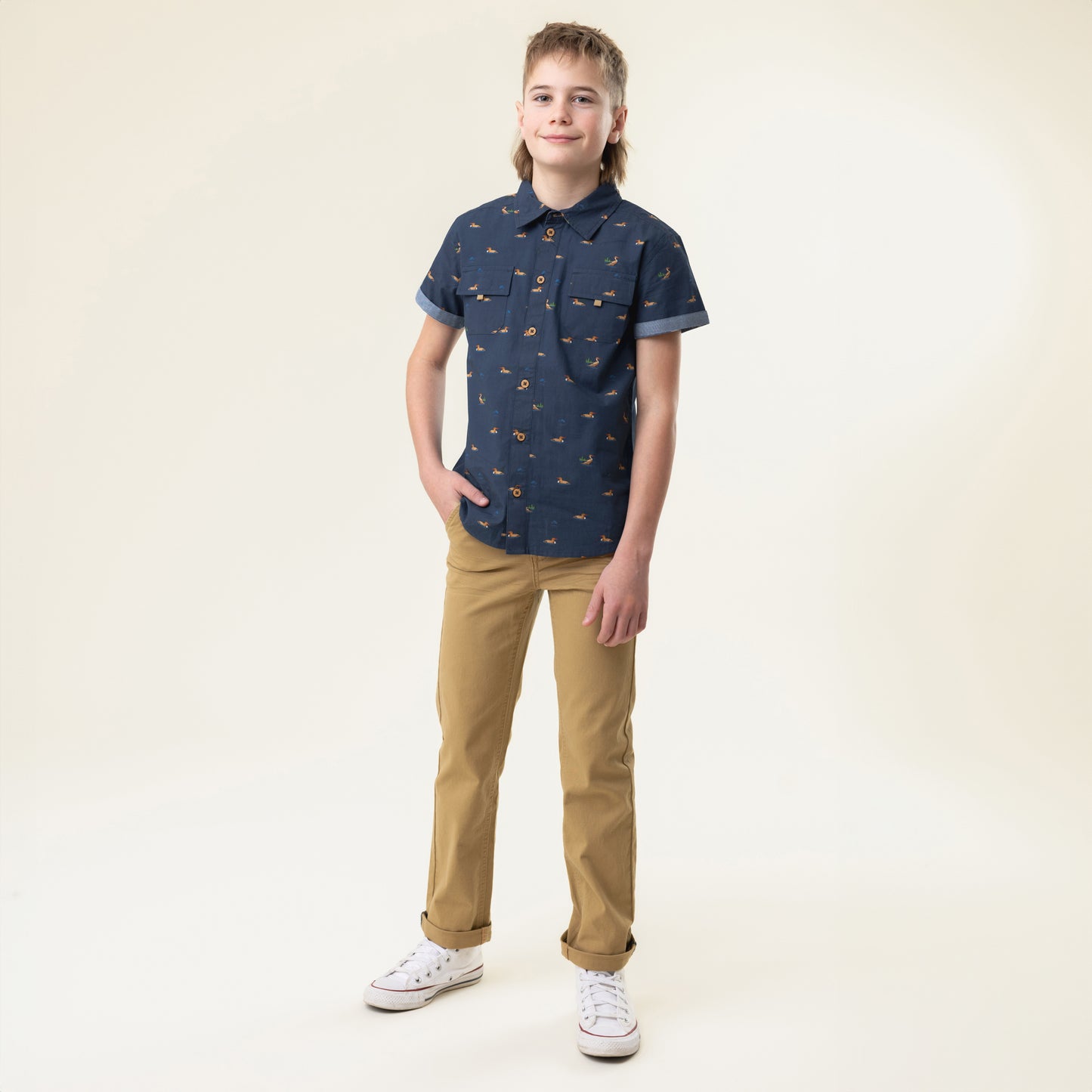 Chemise Garçons Marine