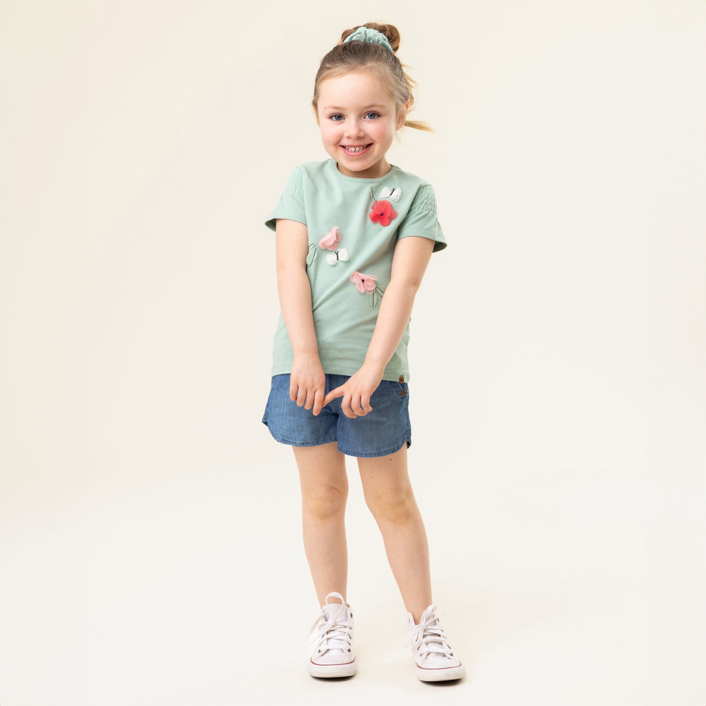 T-shirt Filles Vert
