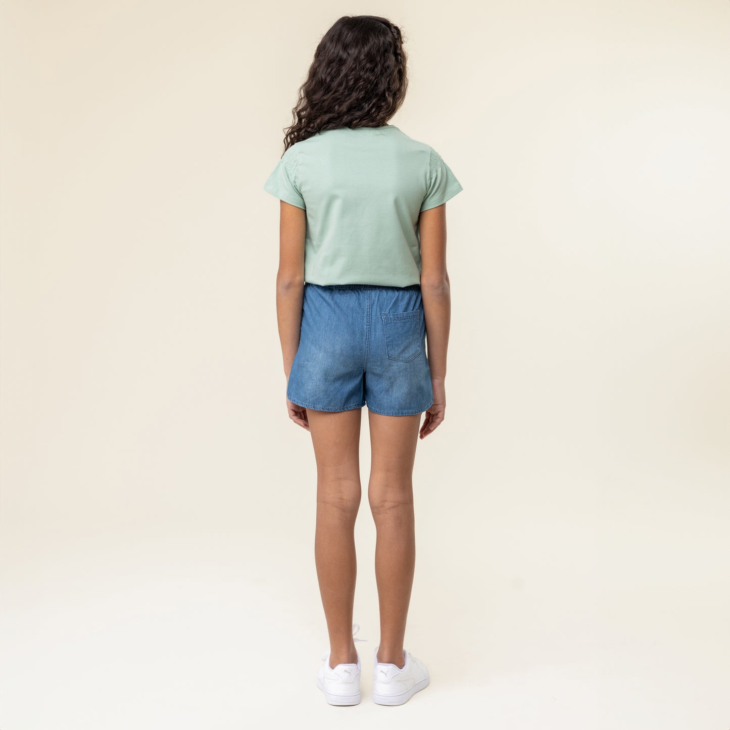 T-shirt Filles Vert