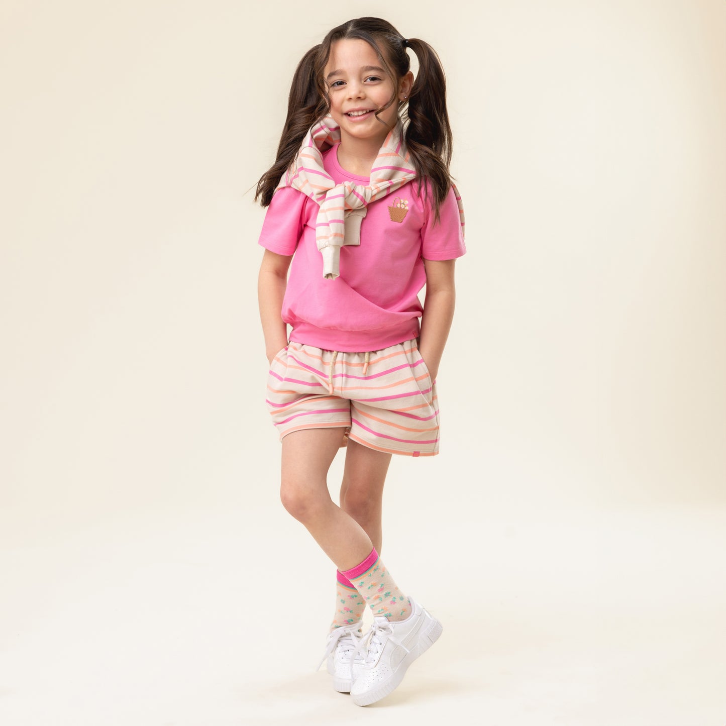 Short Filles Beige