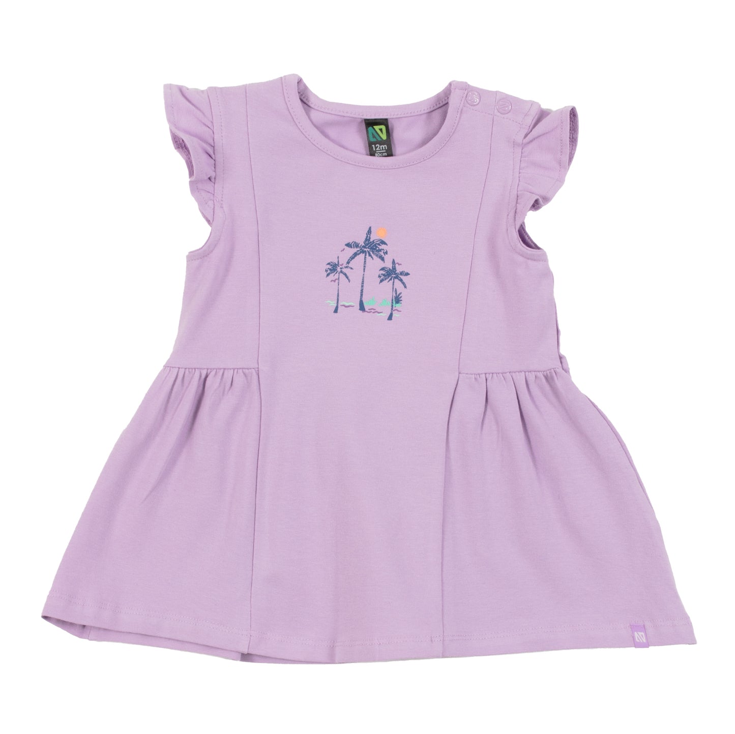 Ensemble T-shirt deux-pièces Bébé Fille Lilas