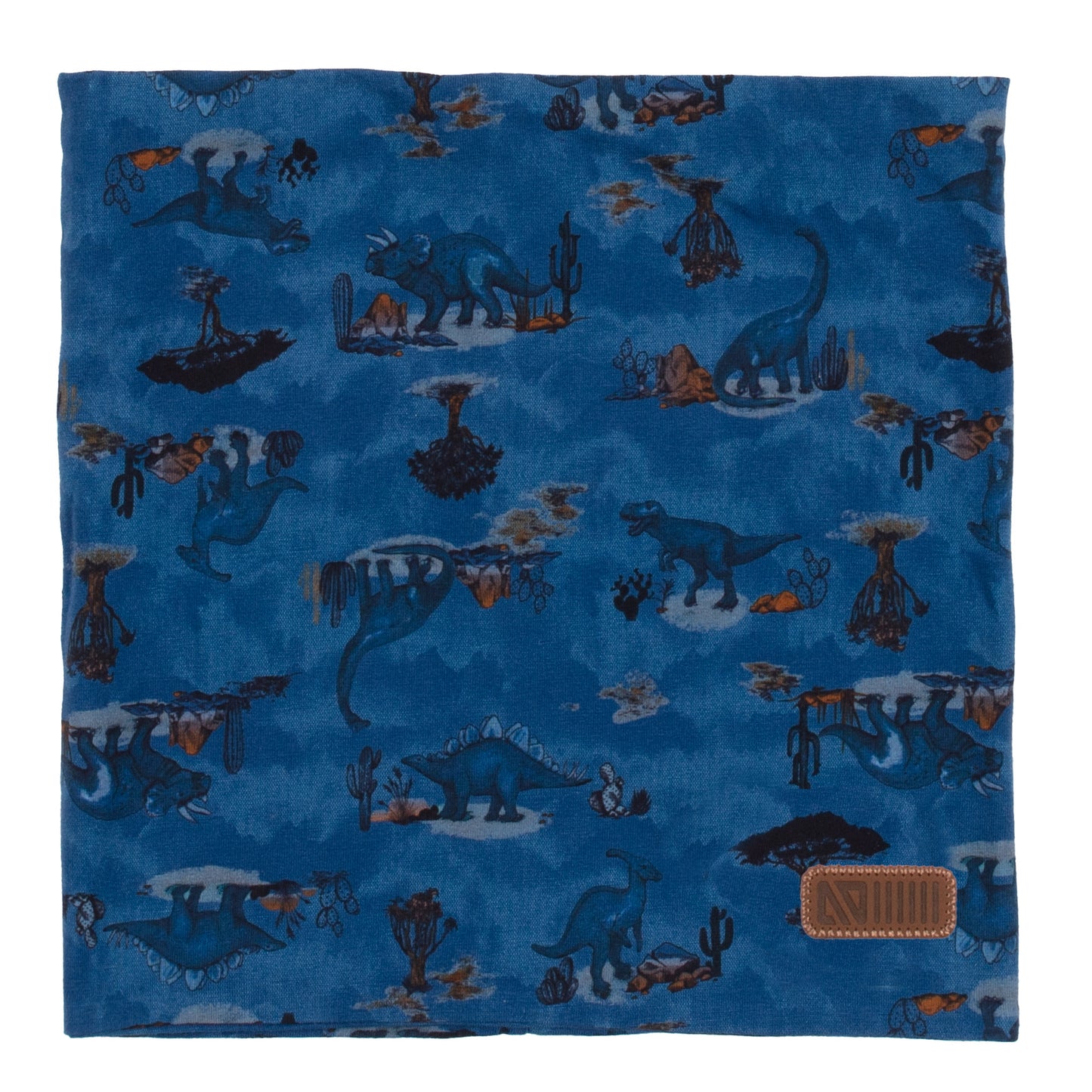 Cache-cou en jersey Garçons Bleu