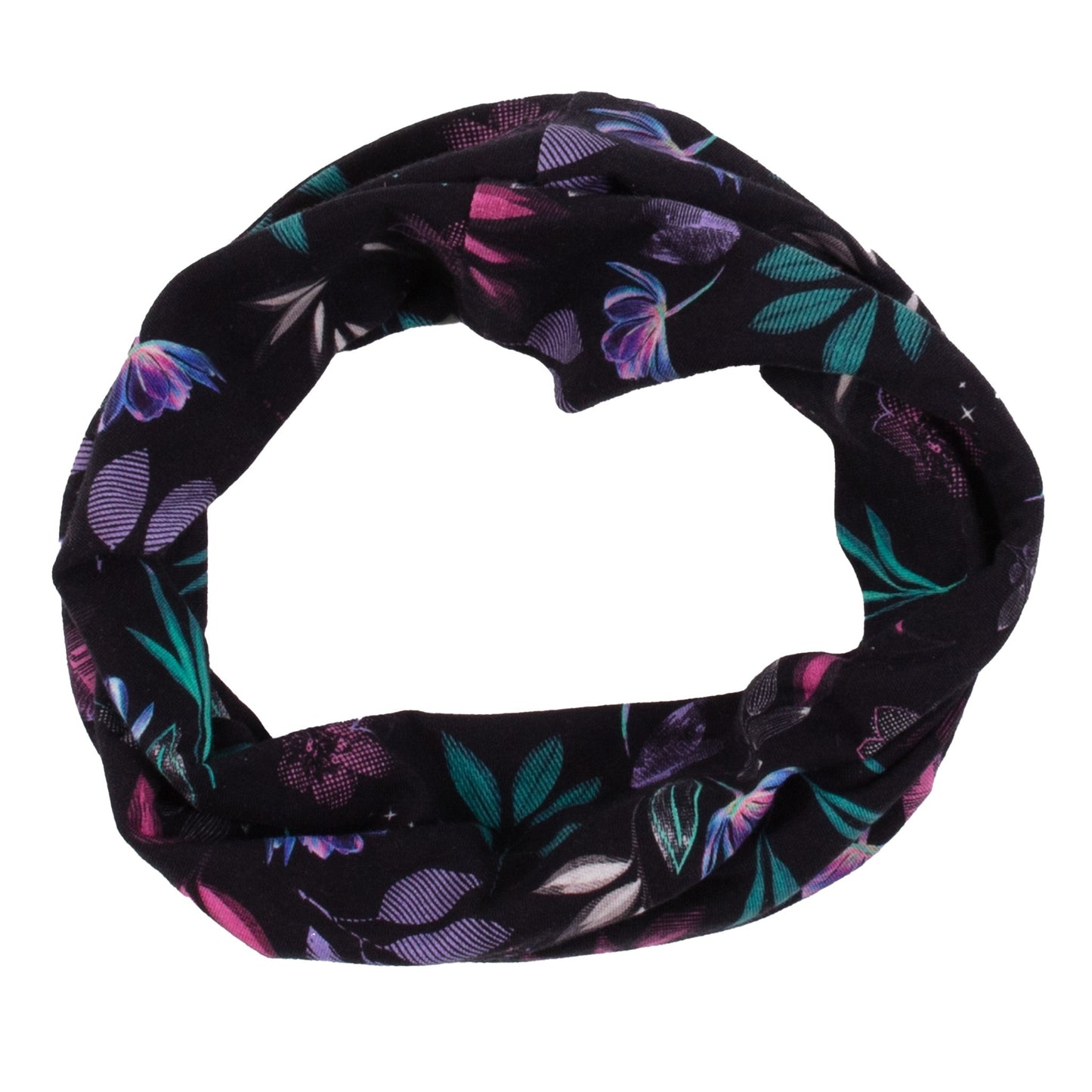 Cache-cou en jersey Filles Noir