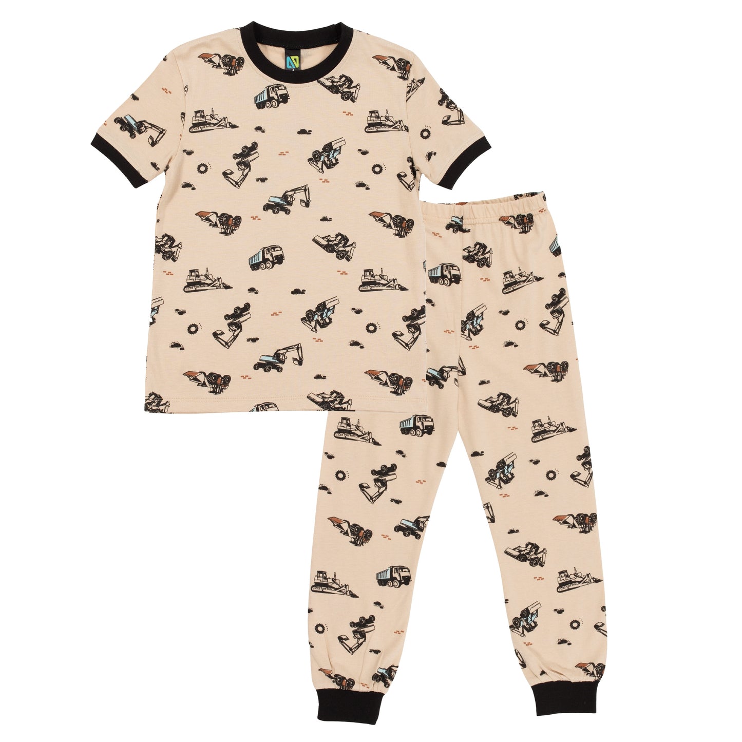 Pyjama deux-pièces Garçons Beige chiné