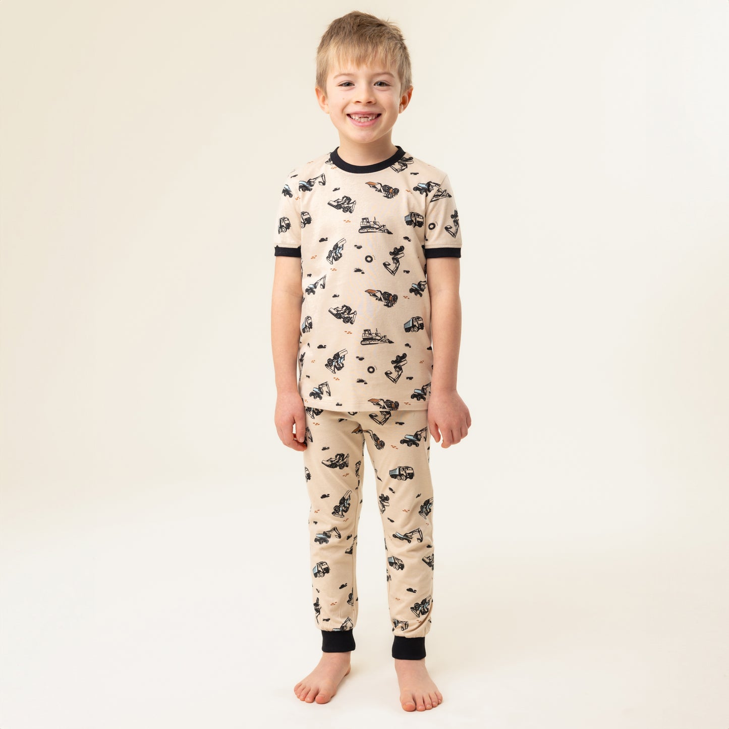 Pyjama deux-pièces Garçons Beige chiné