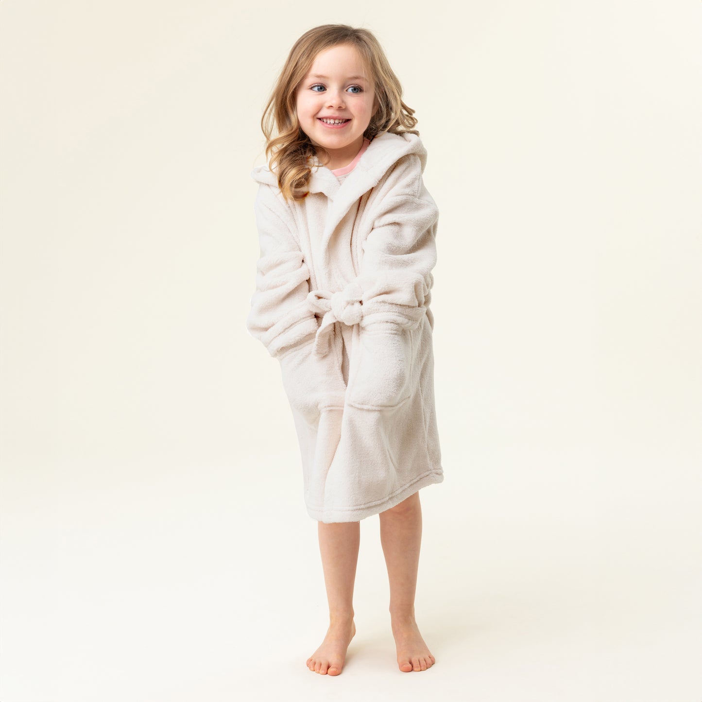 Ivory bathrobe