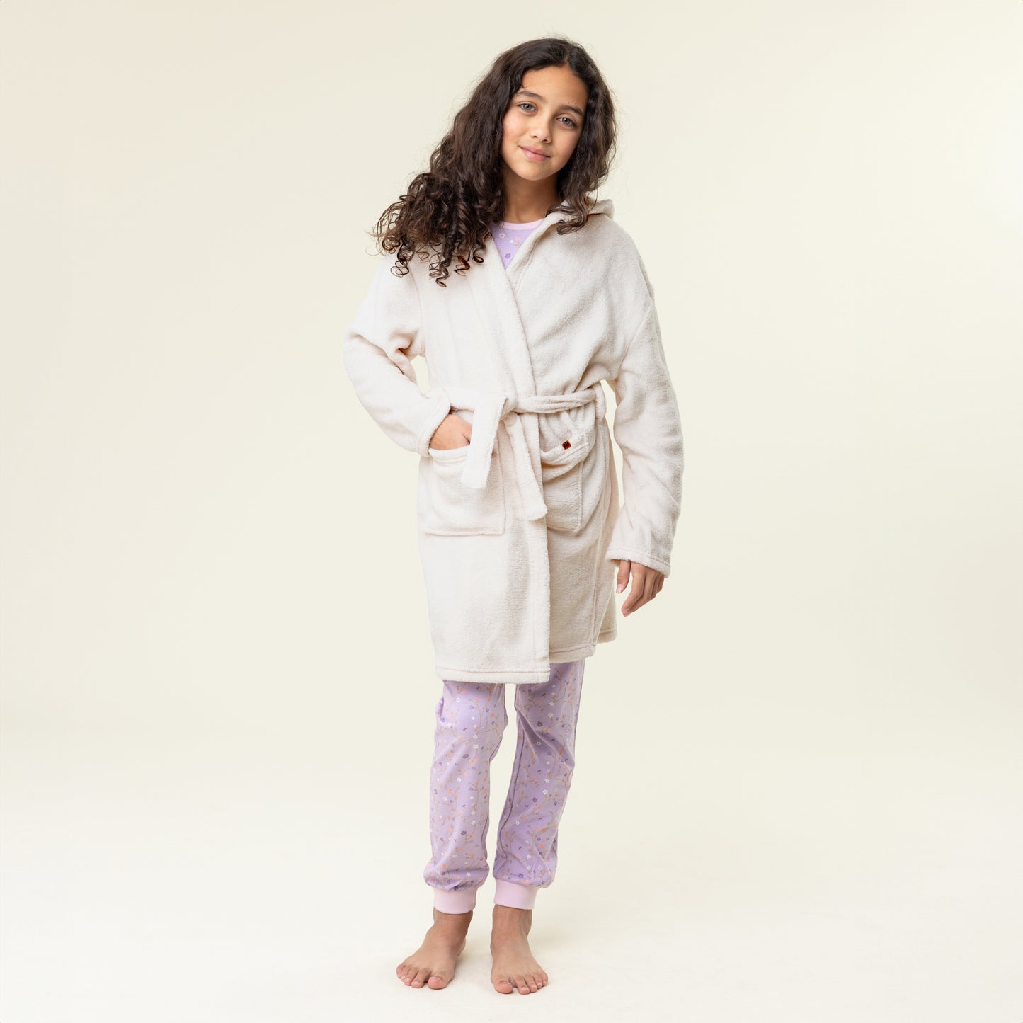 Ivory bathrobe